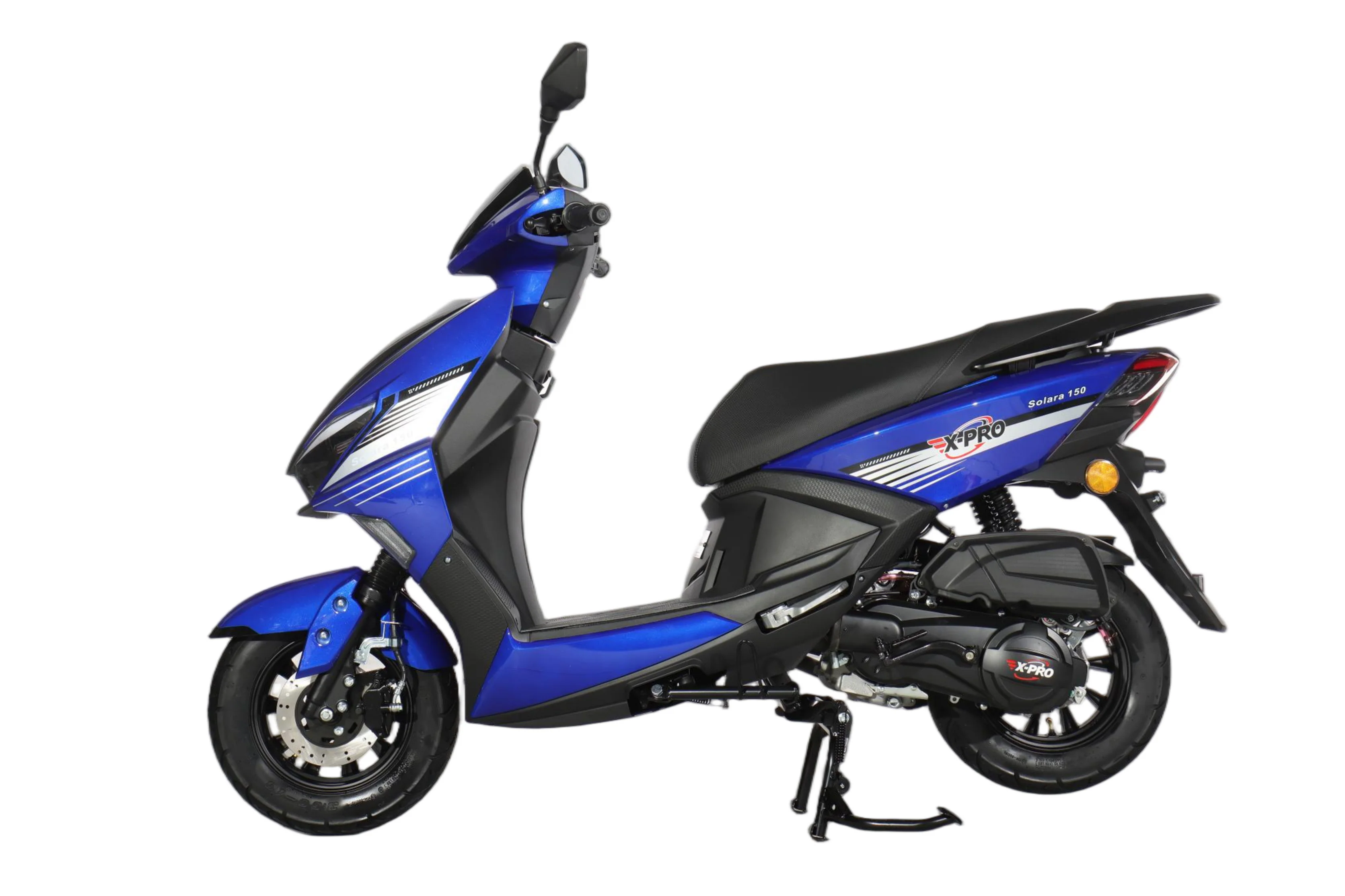 Free Shipping! X-PRO Solara 150cc Moped Scooter with 10" Wheels! Electric/Kick Start, Large LED Headlights! - Image 32
