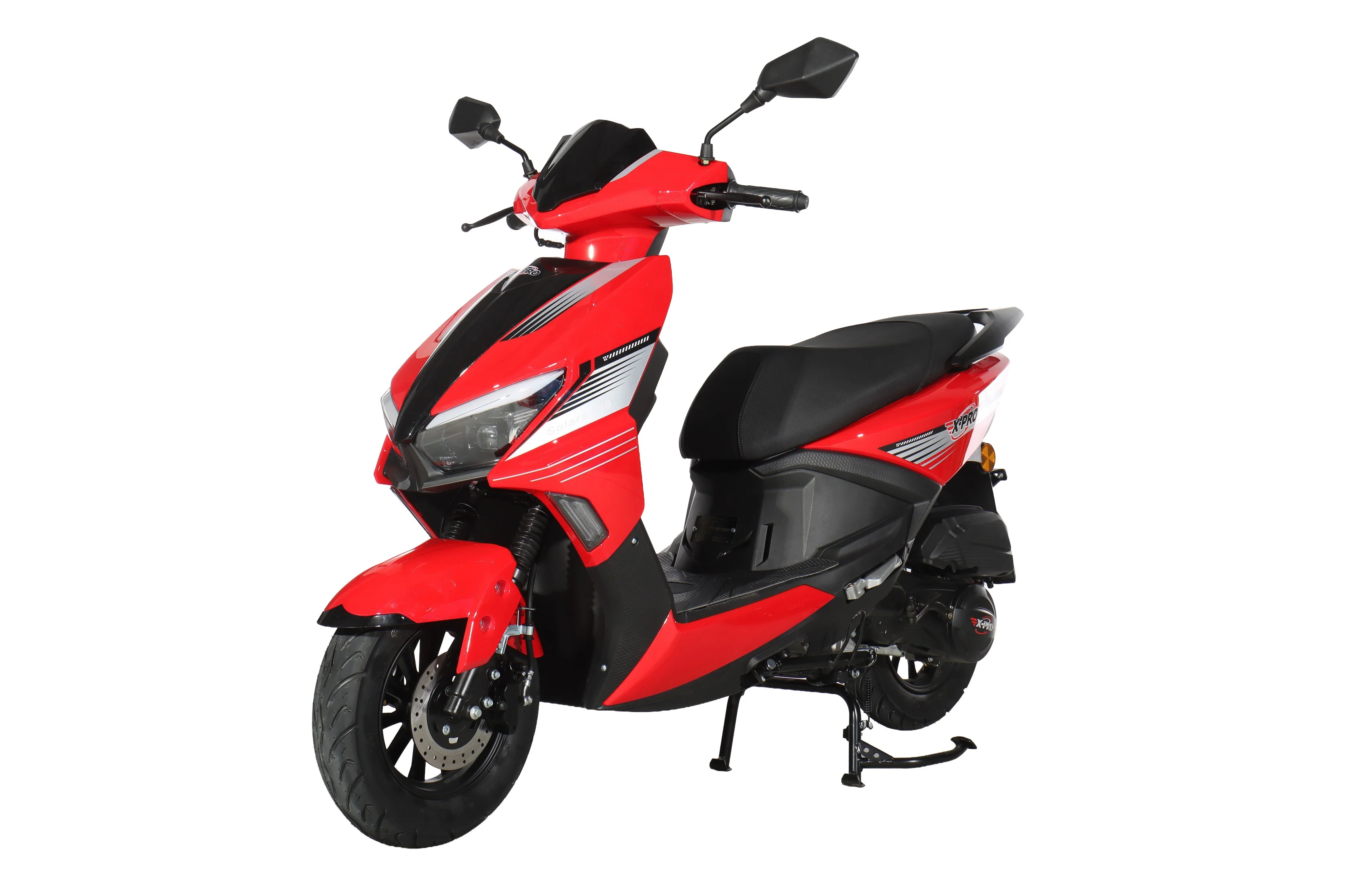 Free Shipping! X-PRO Solara 150cc Moped Scooter with 10" Wheels! Electric/Kick Start, Large LED Headlights! - Image 4