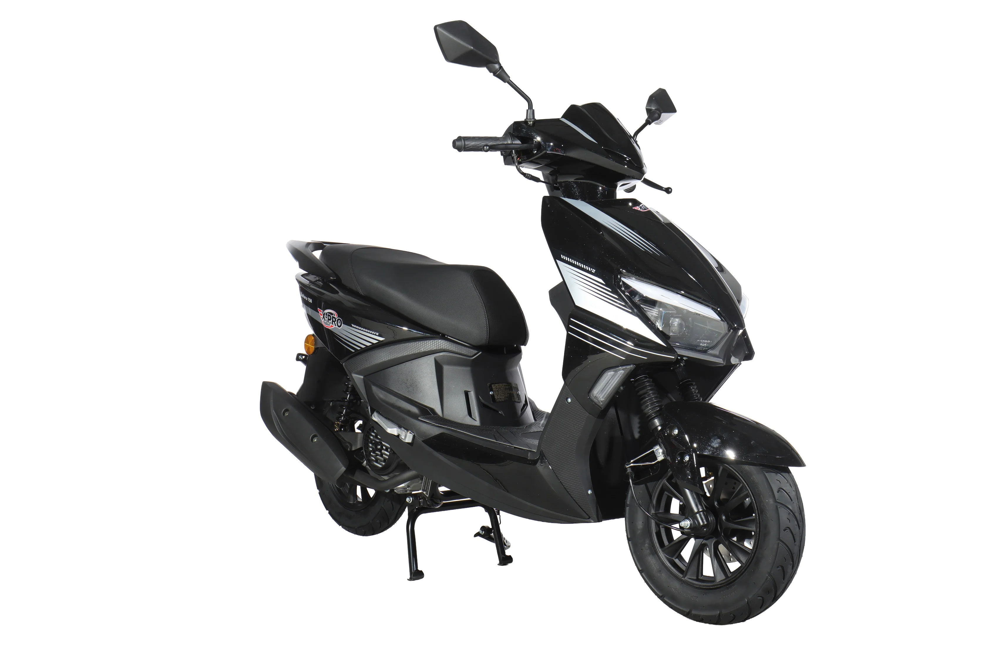 Free Shipping! X-PRO Solara 150cc Moped Scooter with 10" Wheels! Electric/Kick Start, Large LED Headlights! - Image 6