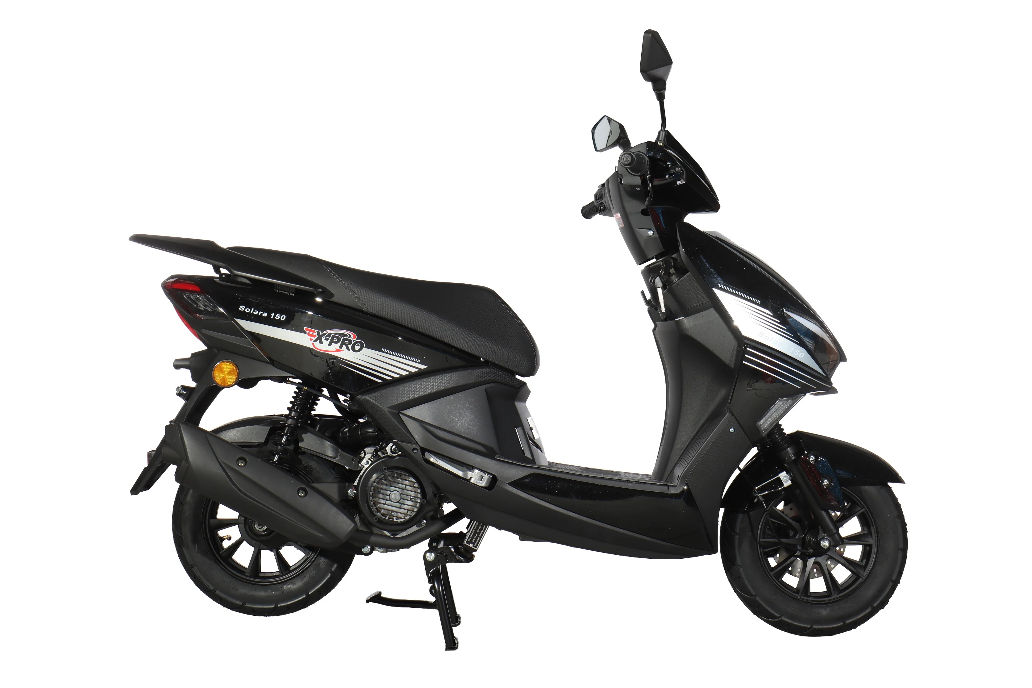 Free Shipping! X-PRO Solara 150cc Moped Scooter with 10" Wheels! Electric/Kick Start, Large LED Headlights! - Image 7