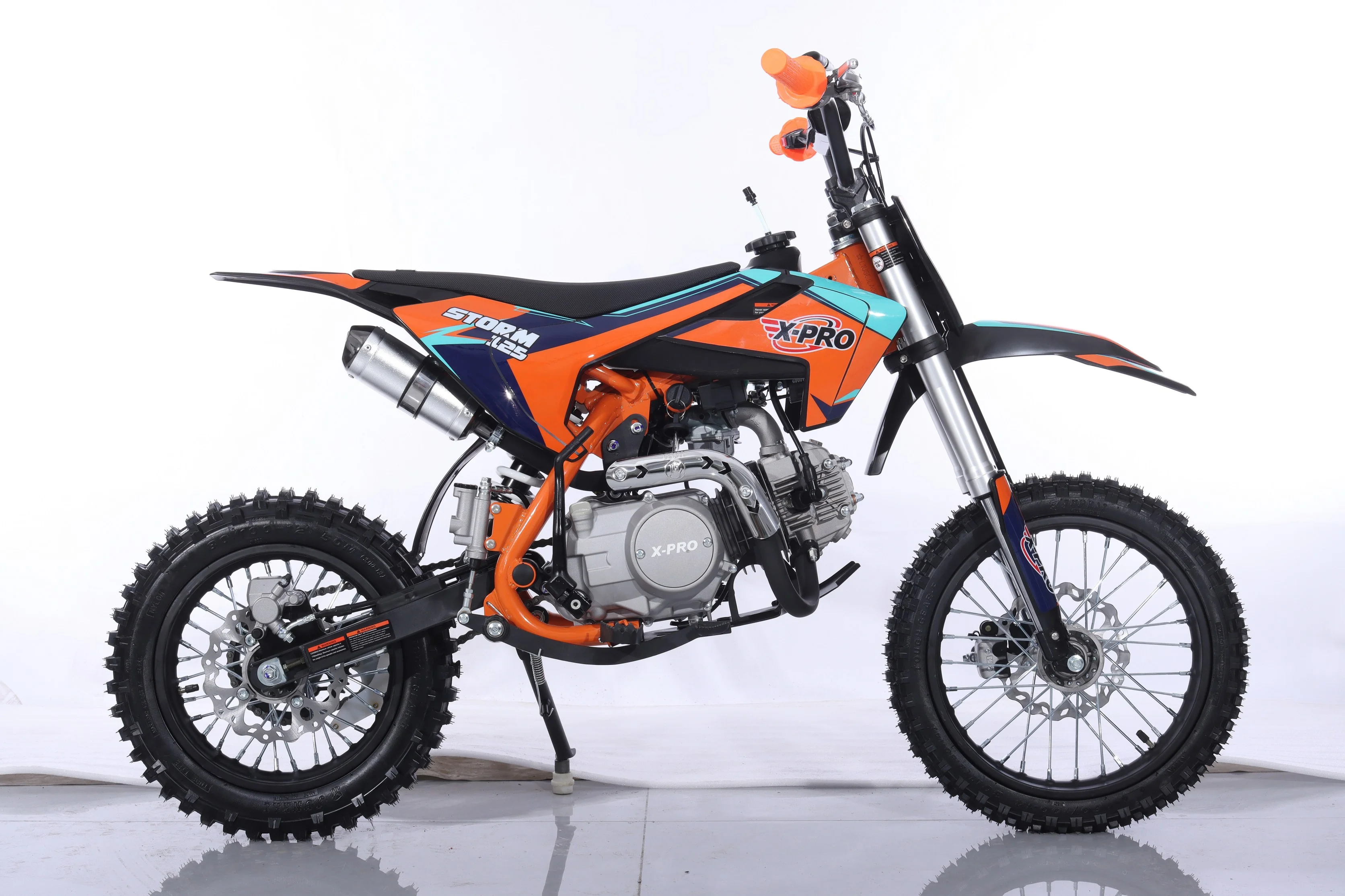Free Shipping! X-PRO Storm 125cc Dirt Bike with 4-Speed Semi-Automatic Transmission, Kick Start, Big 14in/12in Tires! Zongshen Brand Engine! - Image 20