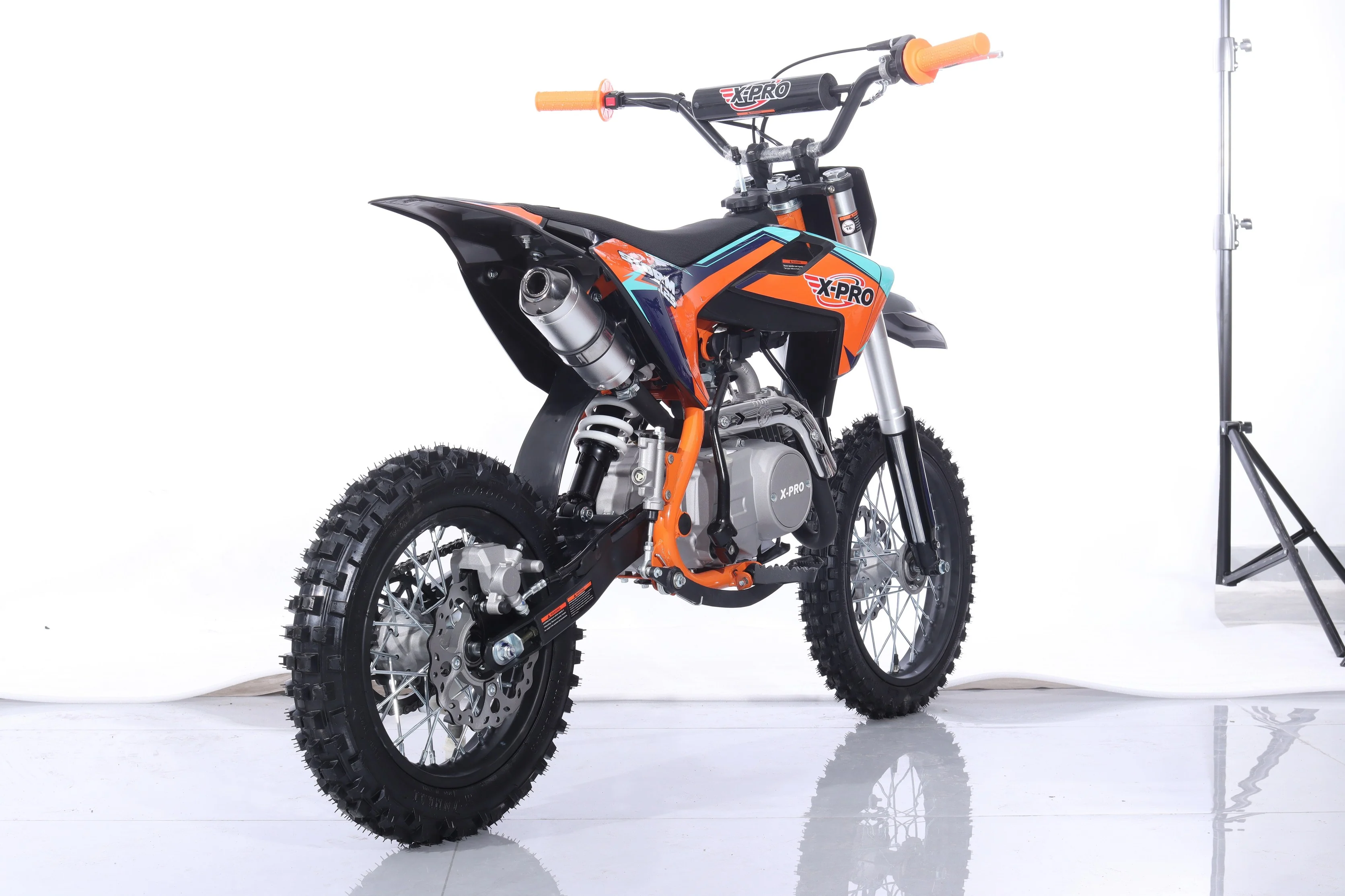 Free Shipping! X-PRO Storm 125cc Dirt Bike with 4-Speed Semi-Automatic Transmission, Kick Start, Big 14in/12in Tires! Zongshen Brand Engine! - Image 21
