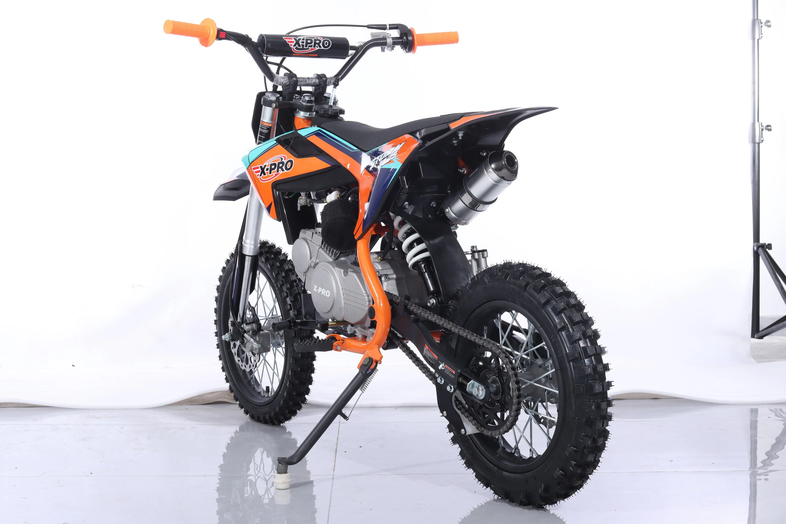 Free Shipping! X-PRO Storm 125cc Dirt Bike with 4-Speed Semi-Automatic Transmission, Kick Start, Big 14in/12in Tires! Zongshen Brand Engine! - Image 23