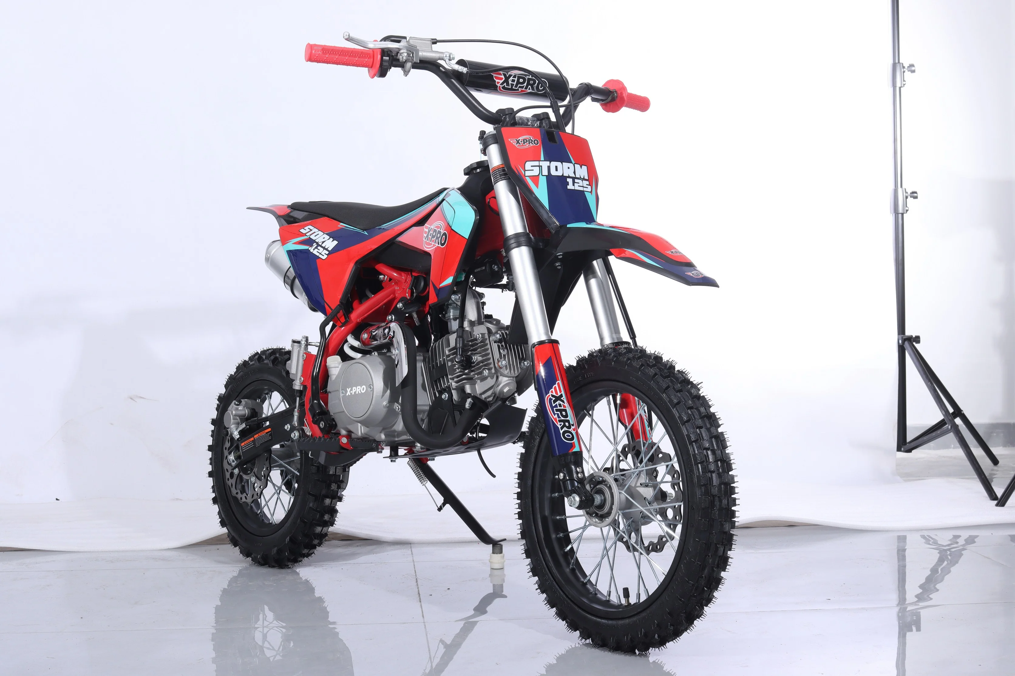 Free Shipping! X-PRO Storm 125cc Dirt Bike with 4-Speed Semi-Automatic Transmission, Kick Start, Big 14in/12in Tires! Zongshen Brand Engine! - Image 27
