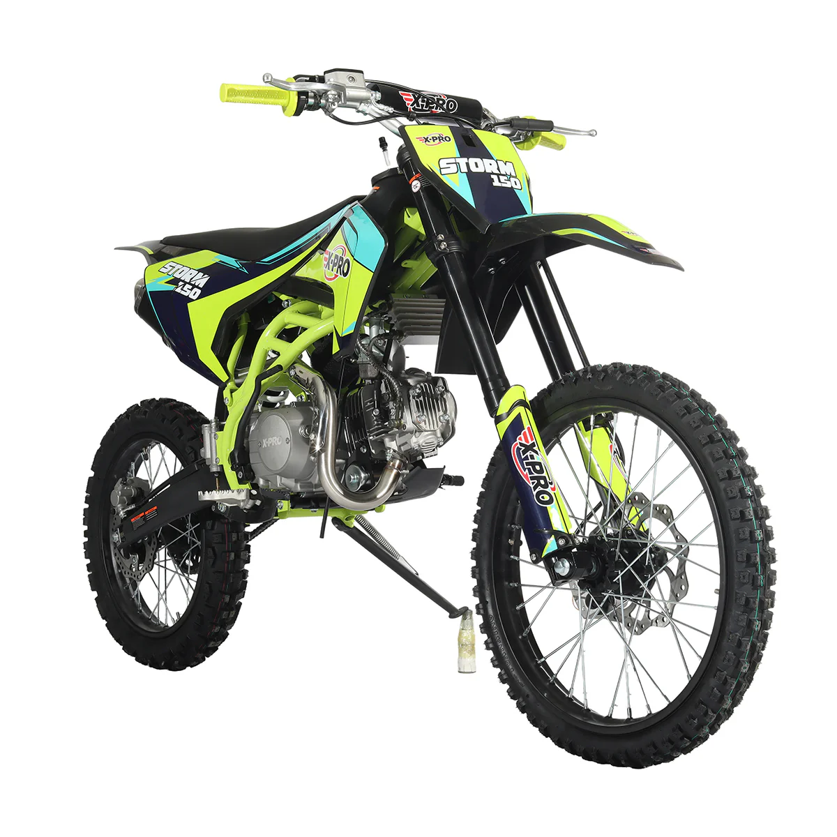 Free Shipping! X-PRO Storm 150 Dirt Bike with 4-Speed Manual Transmission, Electric/Kick Start, Big 19in/16in Tires! - Image 13