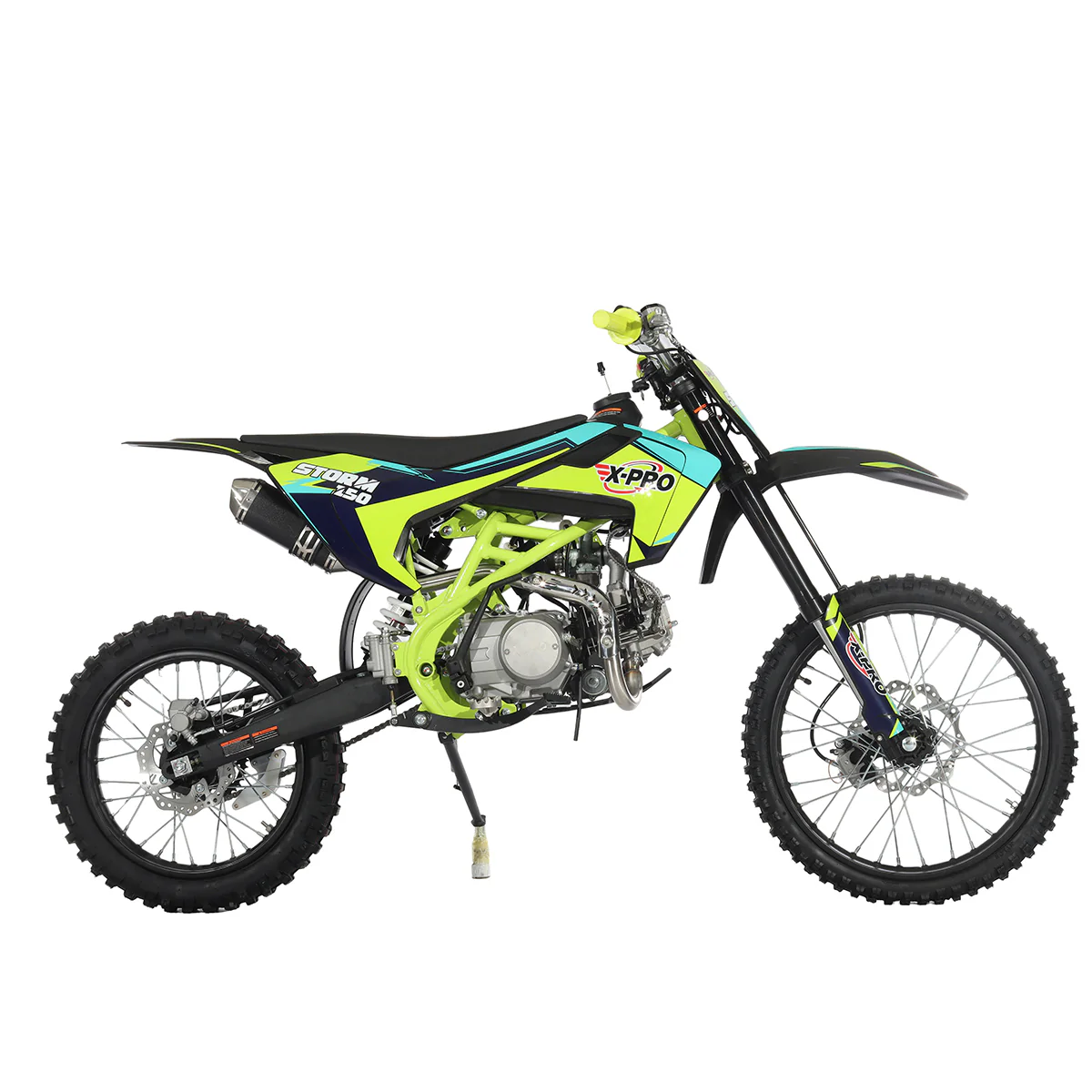 Free Shipping! X-PRO Storm 150 Dirt Bike with 4-Speed Manual Transmission, Electric/Kick Start, Big 19in/16in Tires! - Image 14