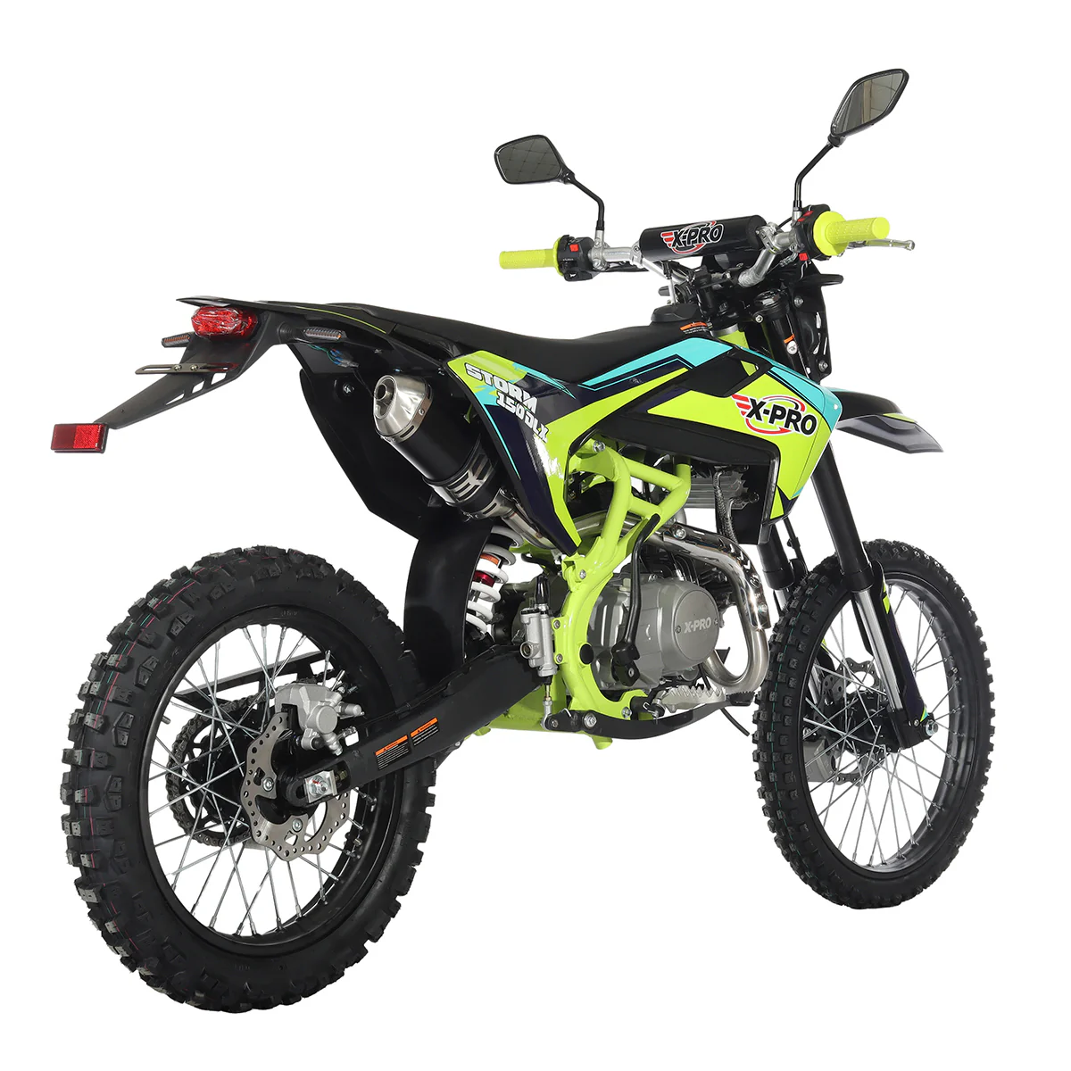 Free Shipping! X-PRO Storm DLX 150 Dirt Bike with All Lights, 4-Speed Manual Transmission, Electric/Kick Start, Big 19in/16in Tires! - Image 14