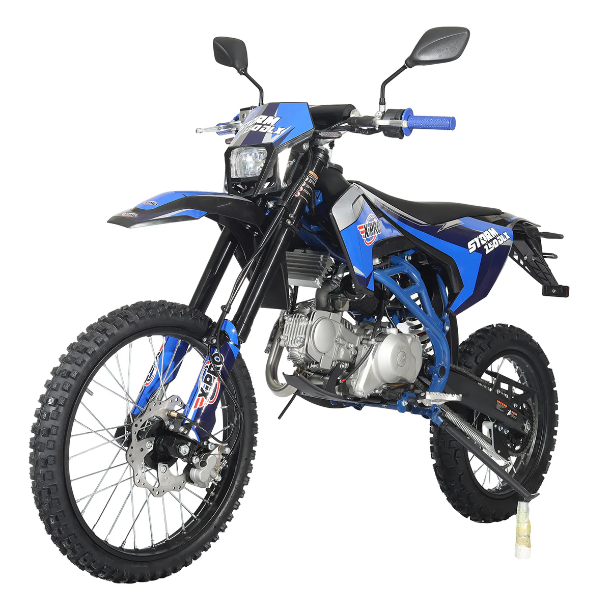 Free Shipping! X-PRO Storm DLX 150 Dirt Bike with All Lights, 4-Speed Manual Transmission, Electric/Kick Start, Big 19in/16in Tires! - Image 6