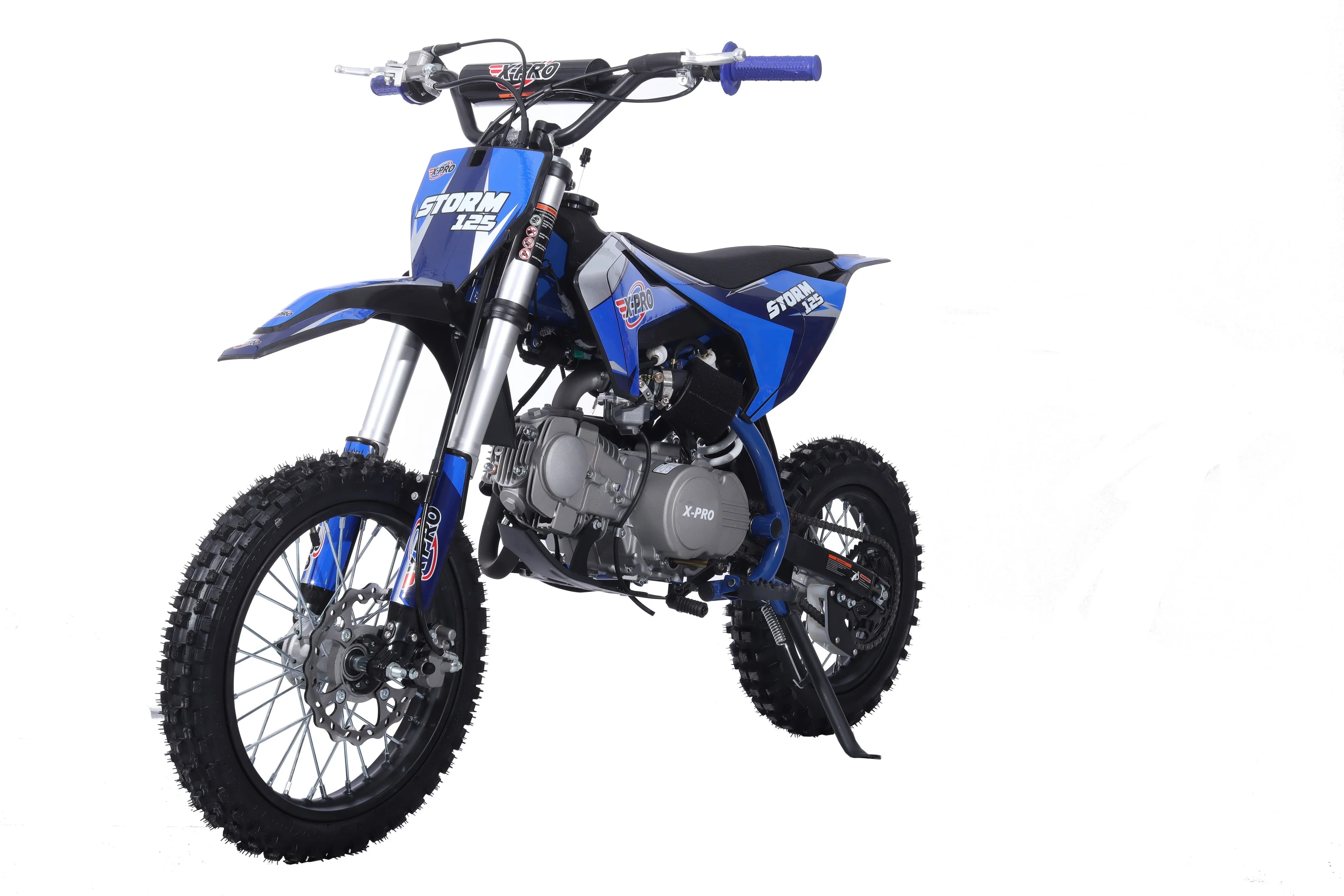 Free Shipping! X-PRO Strom 125cc Dirt Bike with 4-Speed Manual Transmission, Kick Start, Big 14in/12in Tires! Zongshen Brand Engine! - Image 11