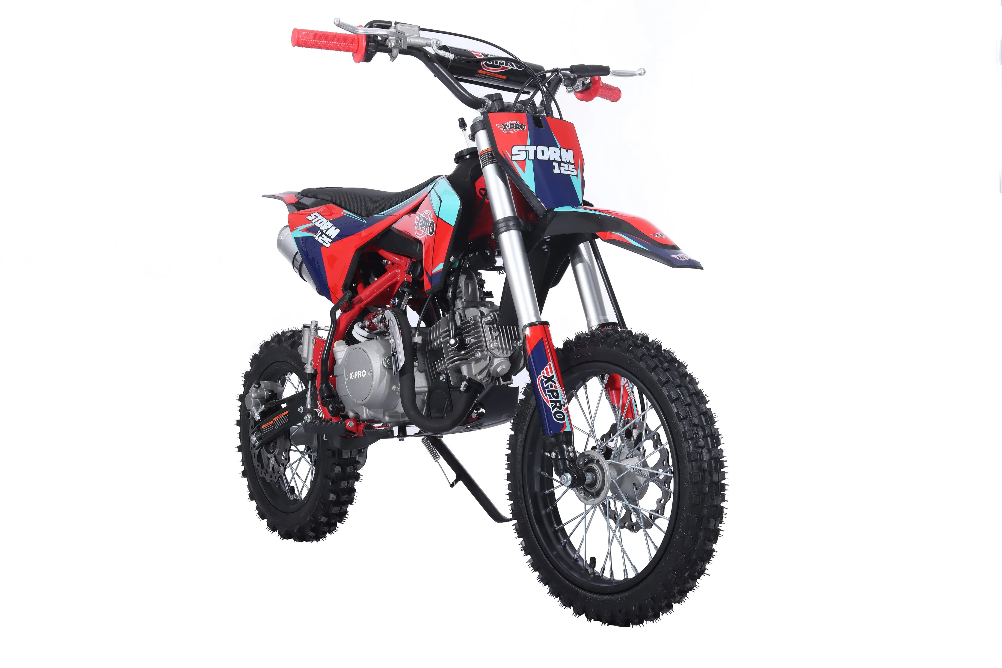 Free Shipping! X-PRO Strom 125cc Dirt Bike with 4-Speed Manual Transmission, Kick Start, Big 14in/12in Tires! Zongshen Brand Engine! - Image 20