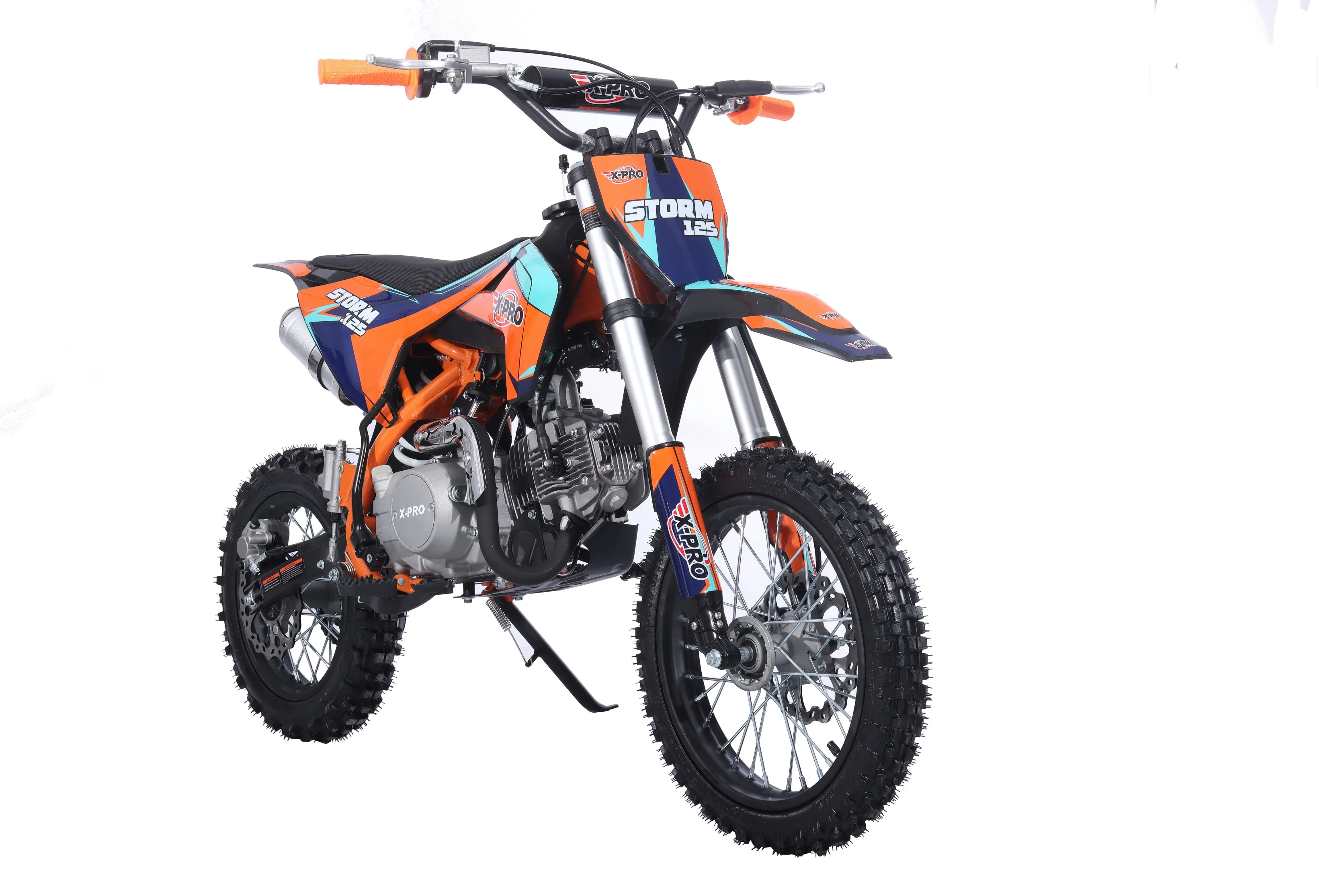 Free Shipping! X-PRO Strom 125cc Dirt Bike with 4-Speed Manual Transmission, Kick Start, Big 14in/12in Tires! Zongshen Brand Engine! - Image 28