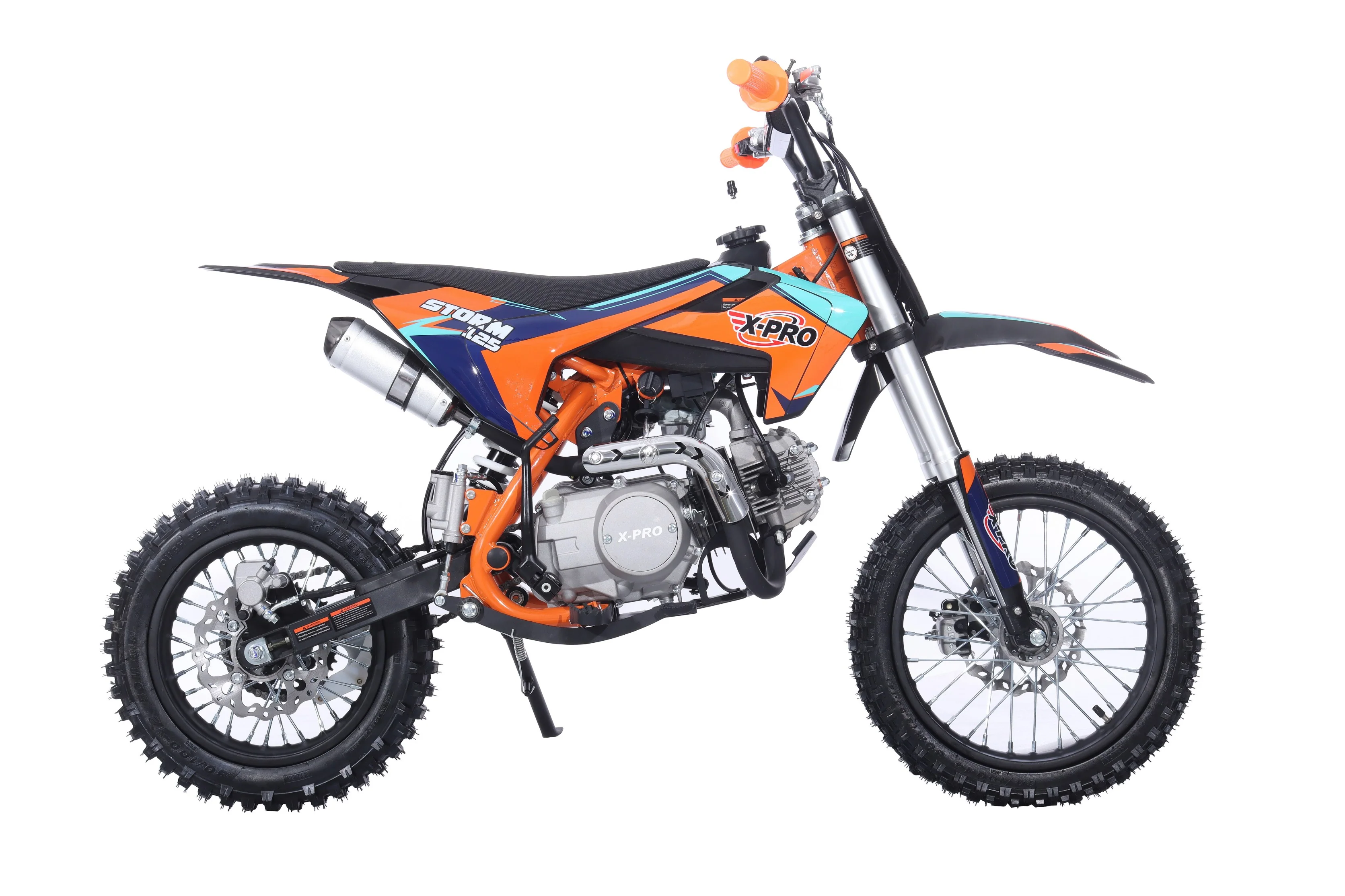 Free Shipping! X-PRO Strom 125cc Dirt Bike with 4-Speed Manual Transmission, Kick Start, Big 14in/12in Tires! Zongshen Brand Engine! - Image 29