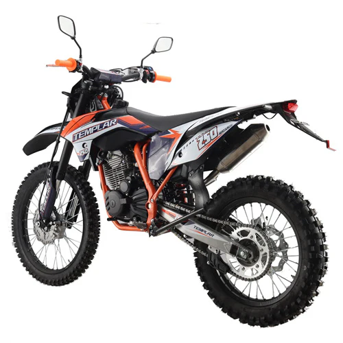 Free Shipping! X-PRO TEMPLAR 250cc Dirt Bike with All Lights and 5-Speed Manual Transmission, Electric/Kick Start! Big 21in/18in Wheels! Zongshen Brand Engine! - Image 4