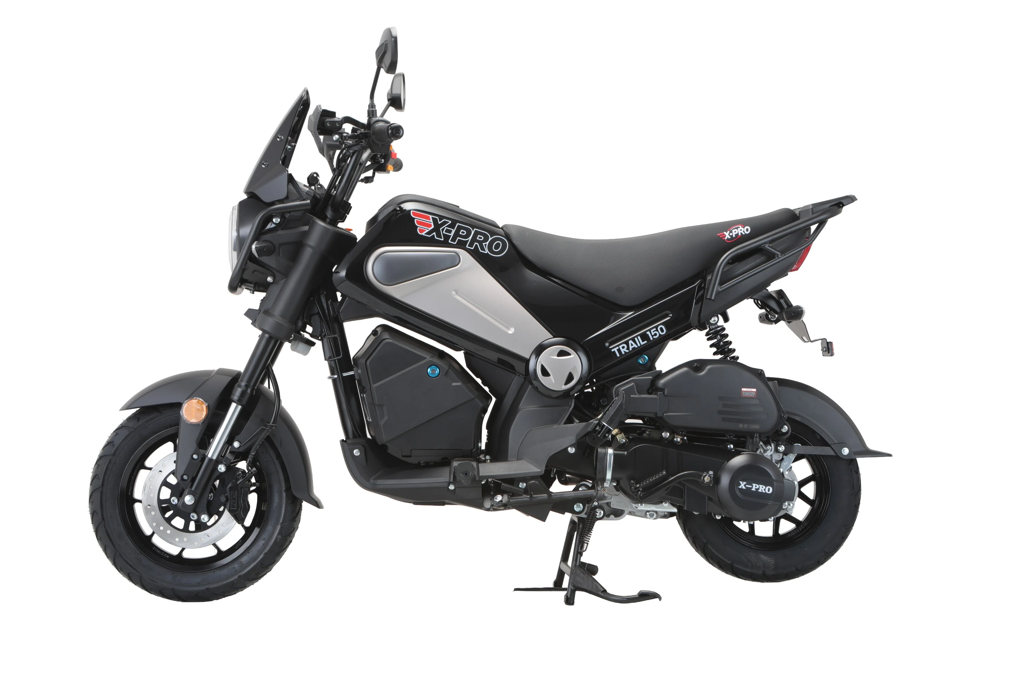 Free Shipping! X-PRO Trail 150 Motorcycle with Automatic Transmission, Electric/Kick Start! 12"/10" Aluminum Wheels! LED Lights! - Image 11