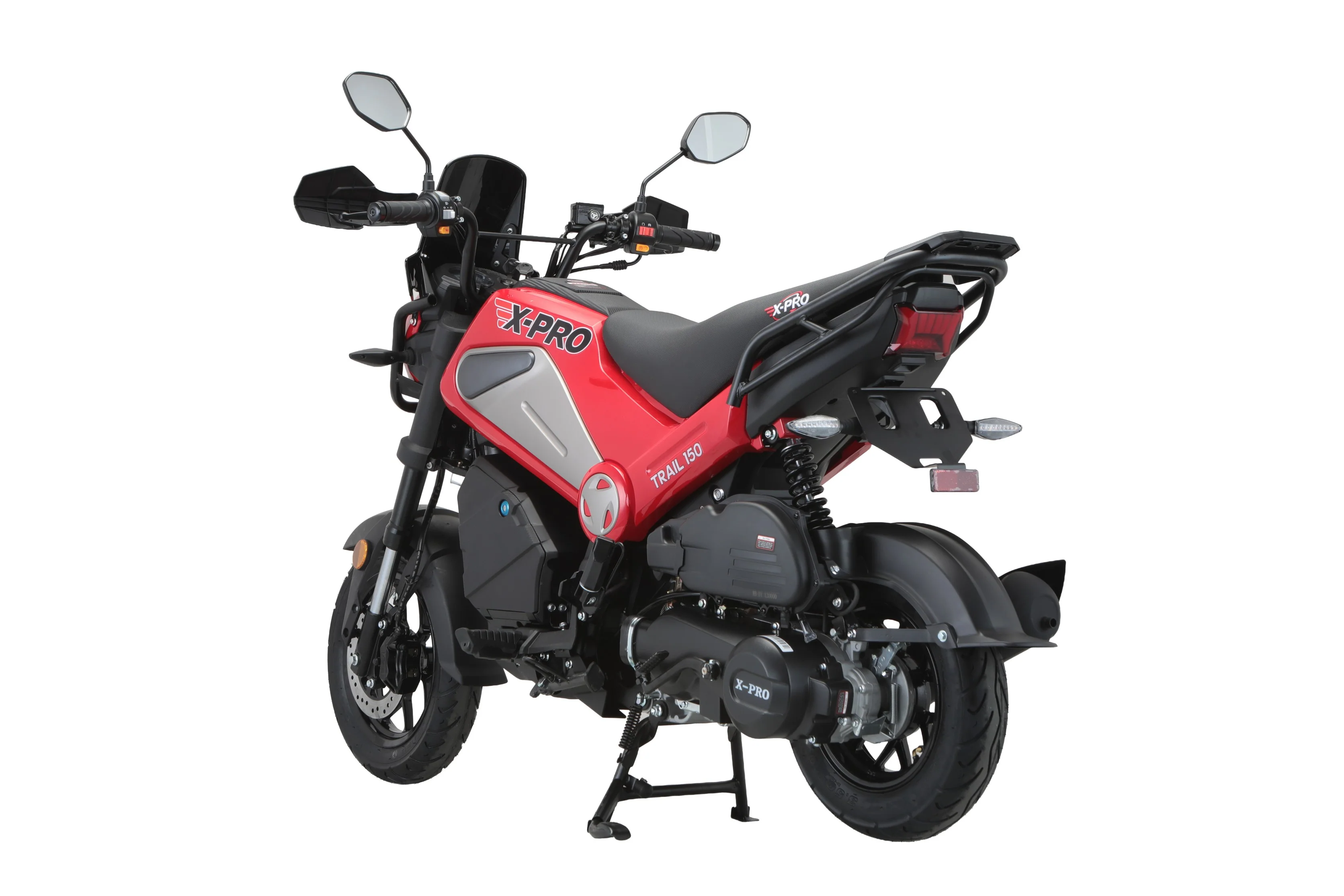 Free Shipping! X-PRO Trail 150 Motorcycle with Automatic Transmission, Electric/Kick Start! 12"/10" Aluminum Wheels! LED Lights! - Image 17