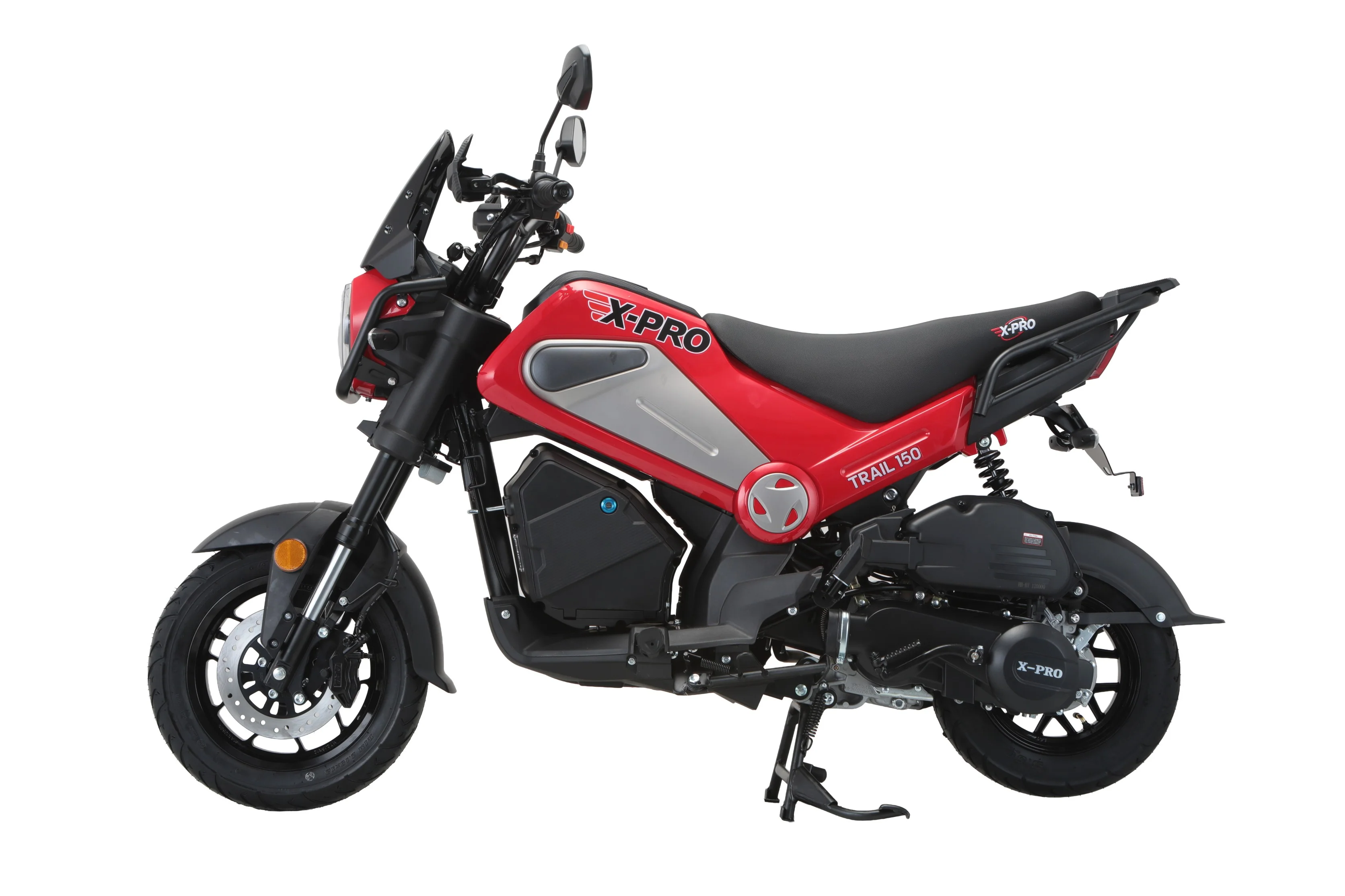 Free Shipping! X-PRO Trail 150 Motorcycle with Automatic Transmission, Electric/Kick Start! 12"/10" Aluminum Wheels! LED Lights! - Image 18