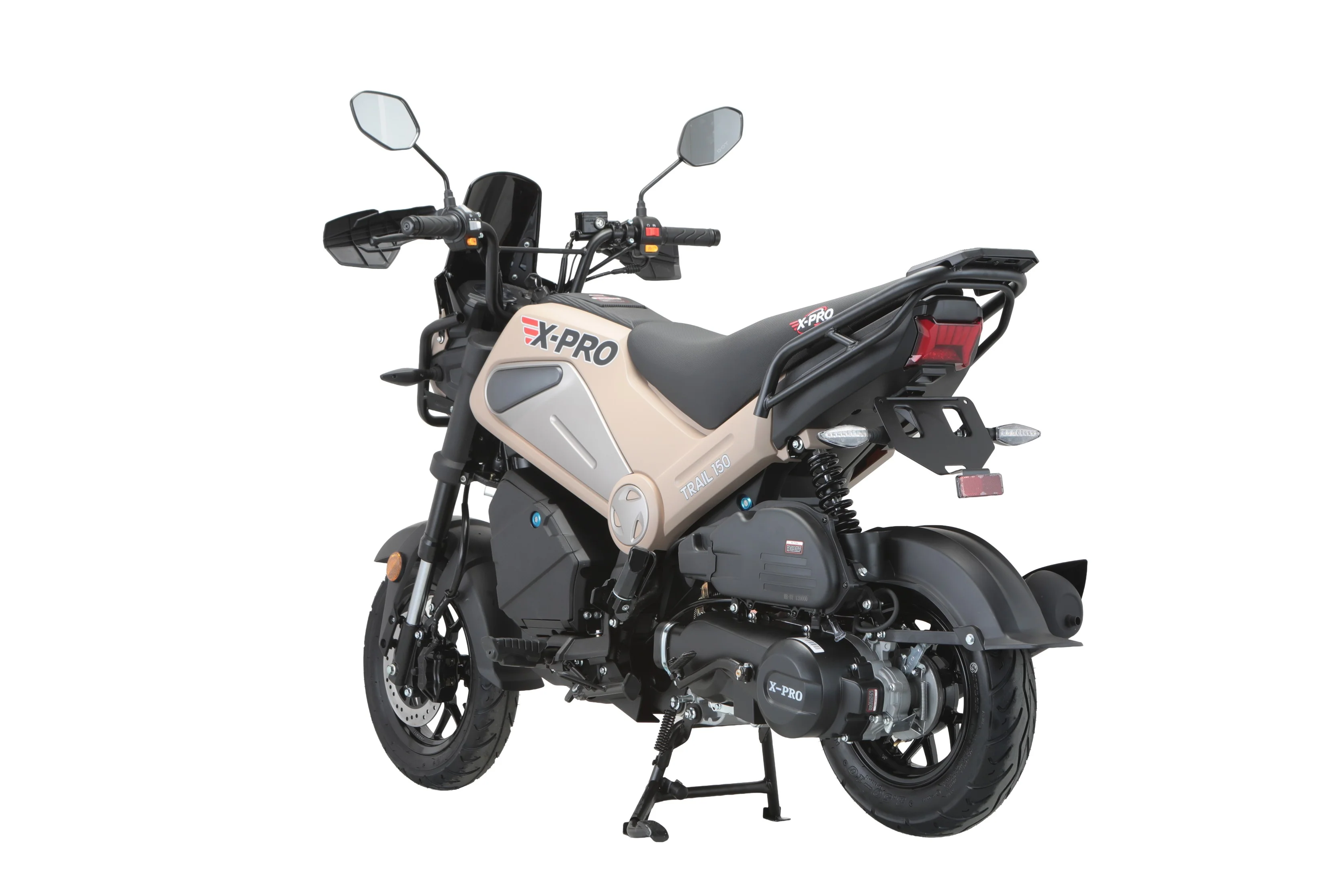 Free Shipping! X-PRO Trail 150 Motorcycle with Automatic Transmission, Electric/Kick Start! 12"/10" Aluminum Wheels! LED Lights! - Image 24