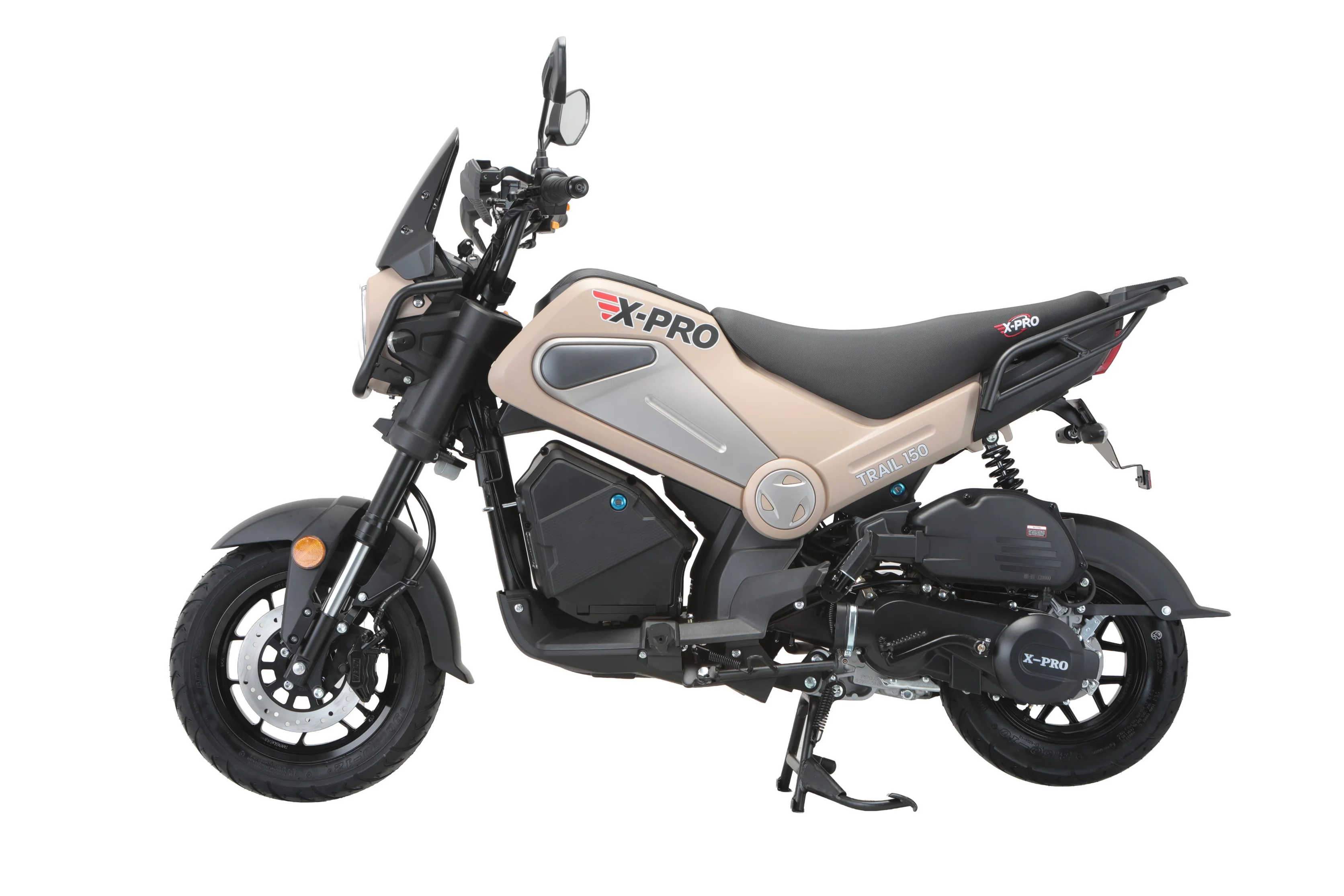 Free Shipping! X-PRO Trail 150 Motorcycle with Automatic Transmission, Electric/Kick Start! 12"/10" Aluminum Wheels! LED Lights! - Image 25