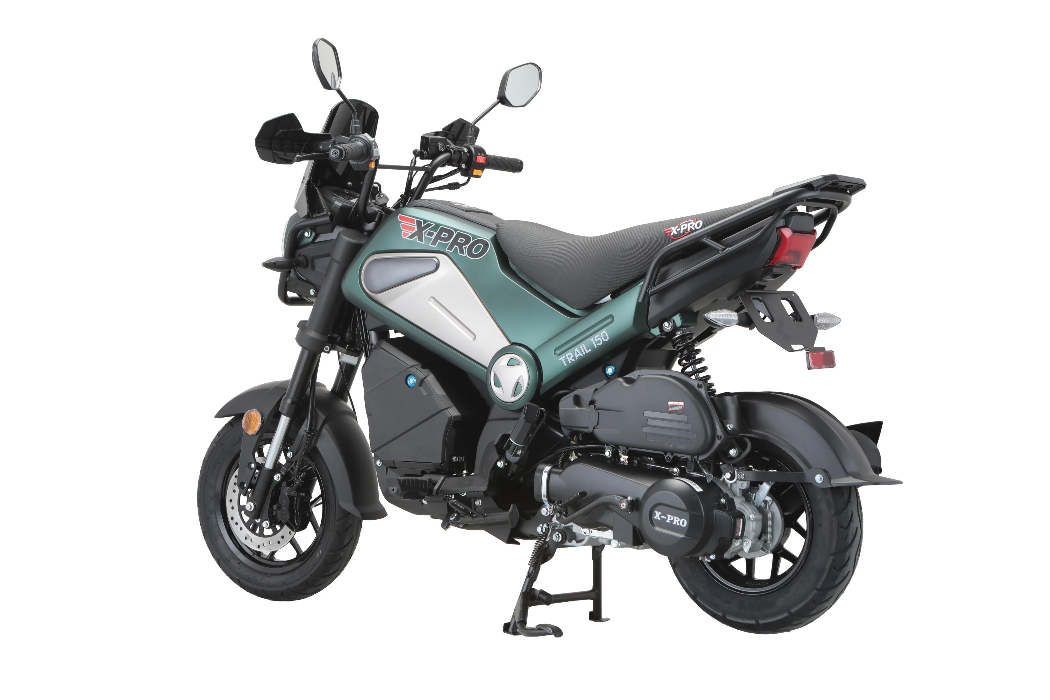 Free Shipping! X-PRO Trail 150 Motorcycle with Automatic Transmission, Electric/Kick Start! 12"/10" Aluminum Wheels! LED Lights! - Image 31