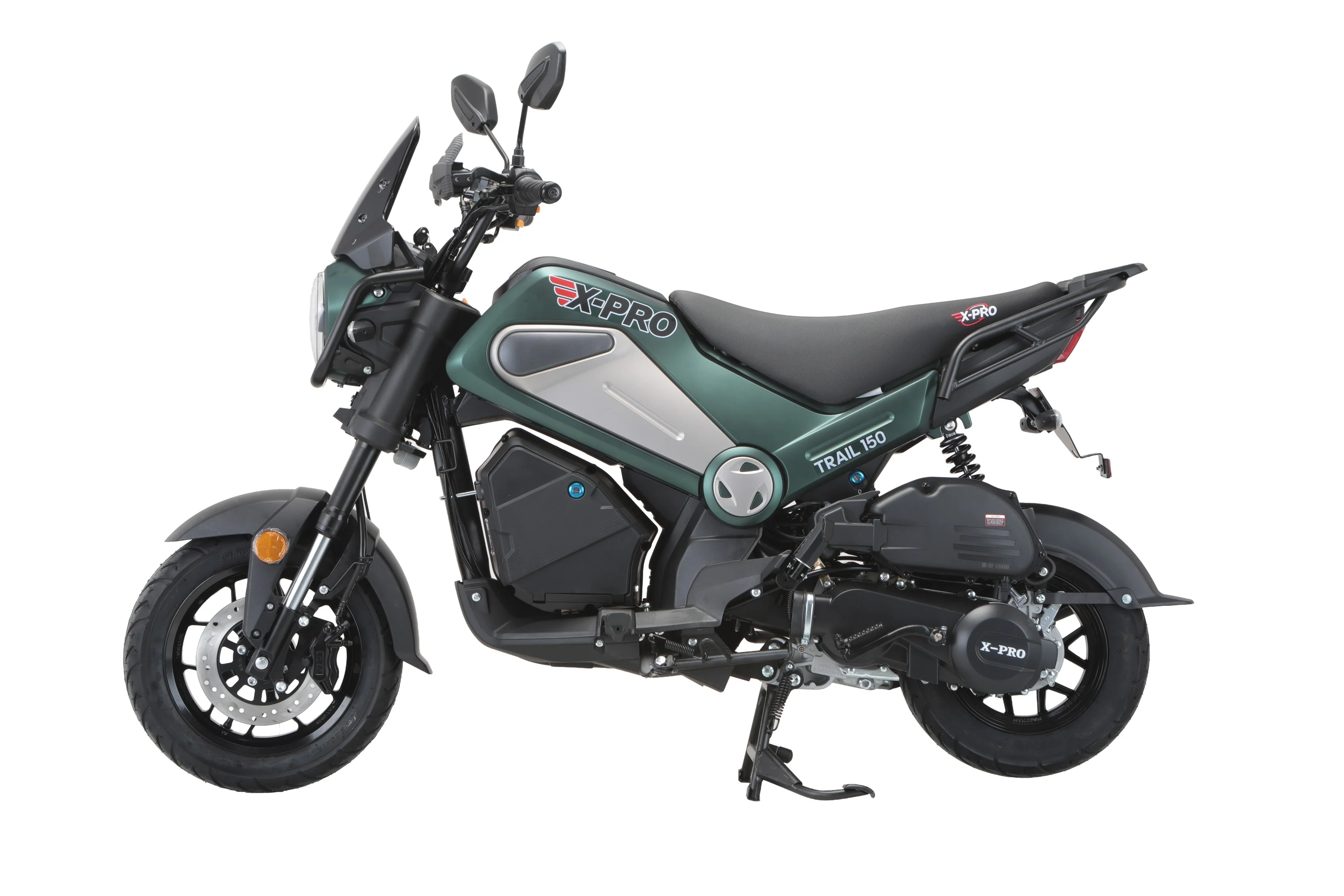 Free Shipping! X-PRO Trail 150 Motorcycle with Automatic Transmission, Electric/Kick Start! 12"/10" Aluminum Wheels! LED Lights! - Image 32