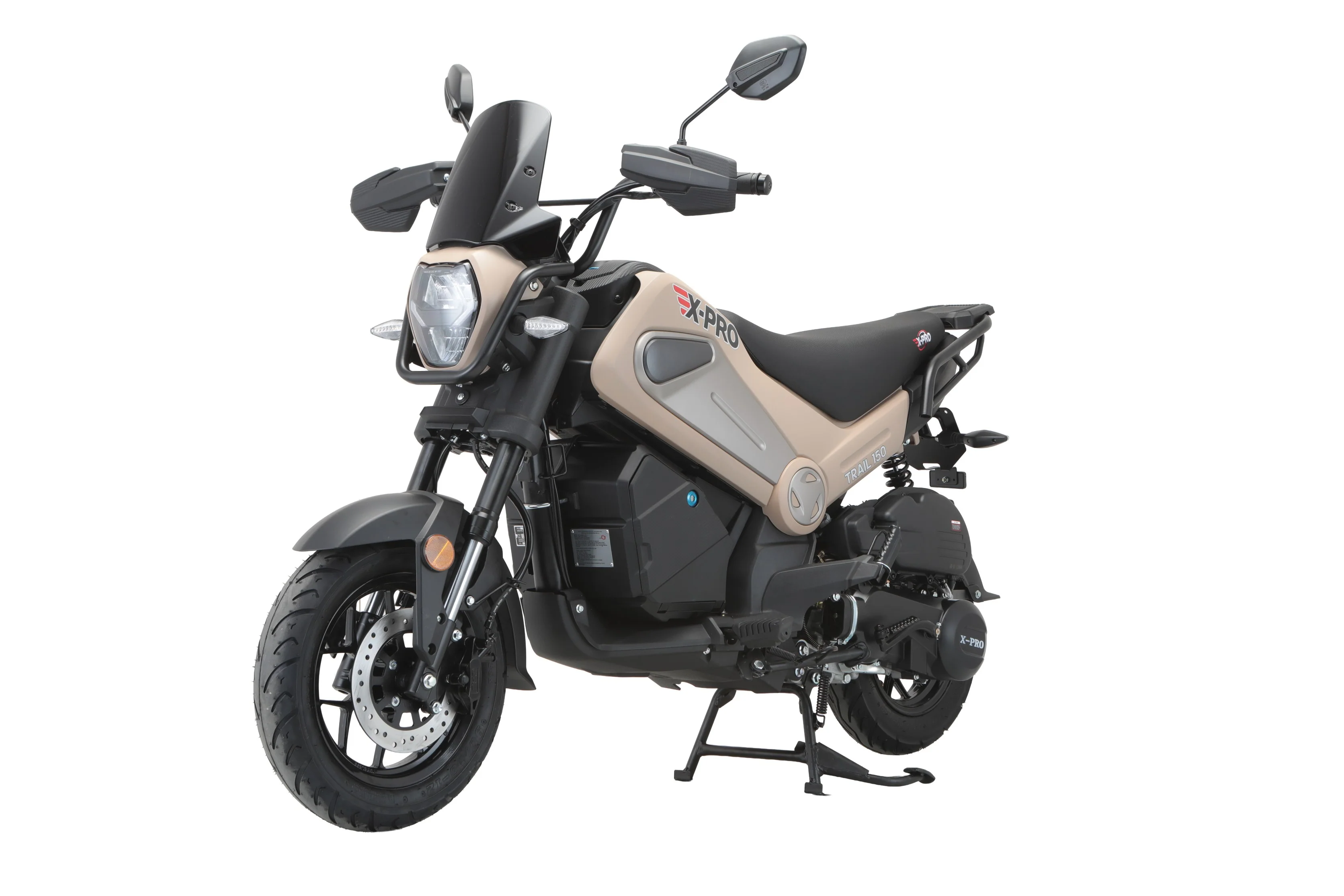 Free Shipping! X-PRO Trail 150 Motorcycle with Automatic Transmission, Electric/Kick Start! 12"/10" Aluminum Wheels! LED Lights! - Image 4