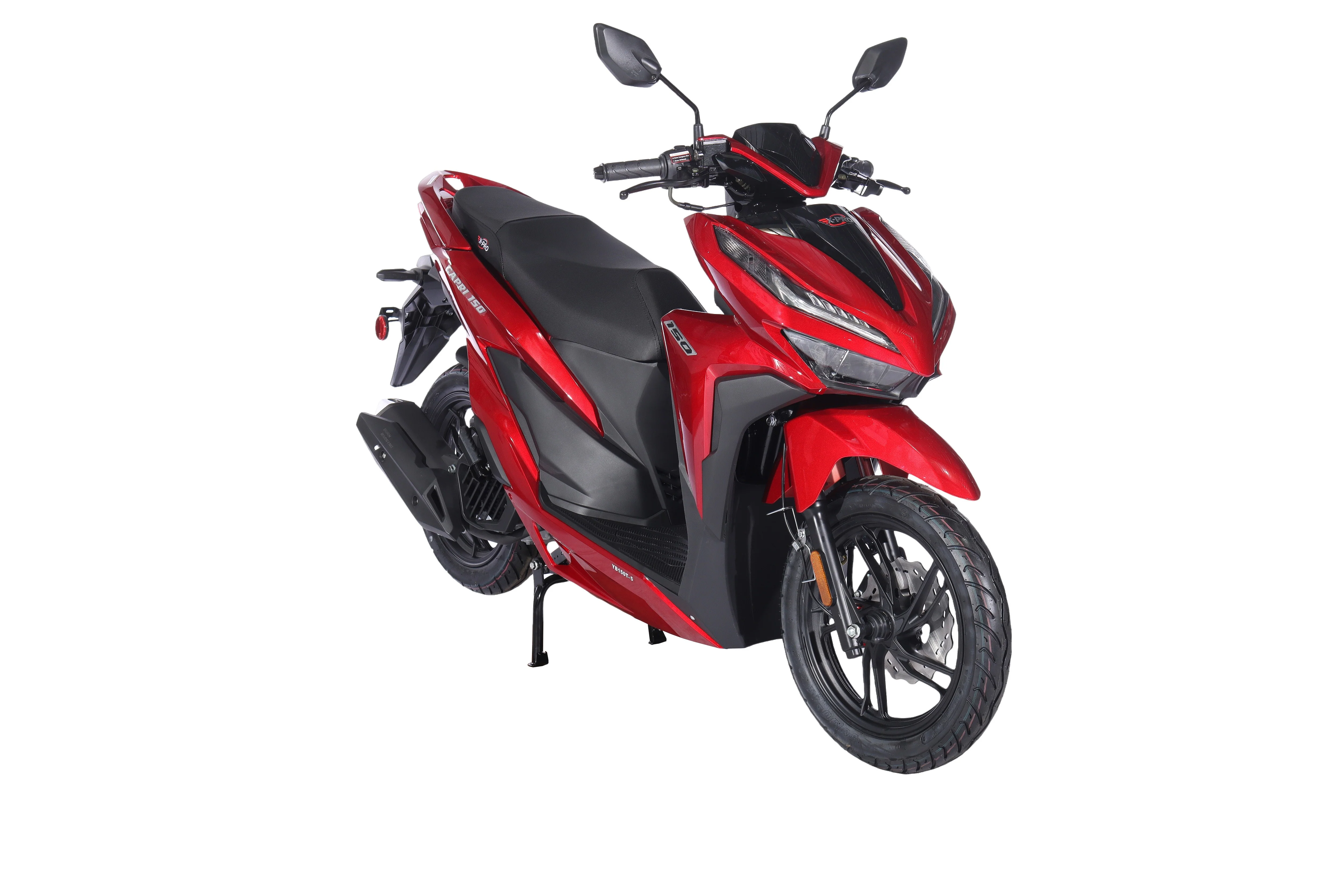 Free Shipping! X-PRO Capri 150cc Moped Scooter with 14in Aluminum Wheels, Electric/Kick Start! Large LED Lights! - Image 11