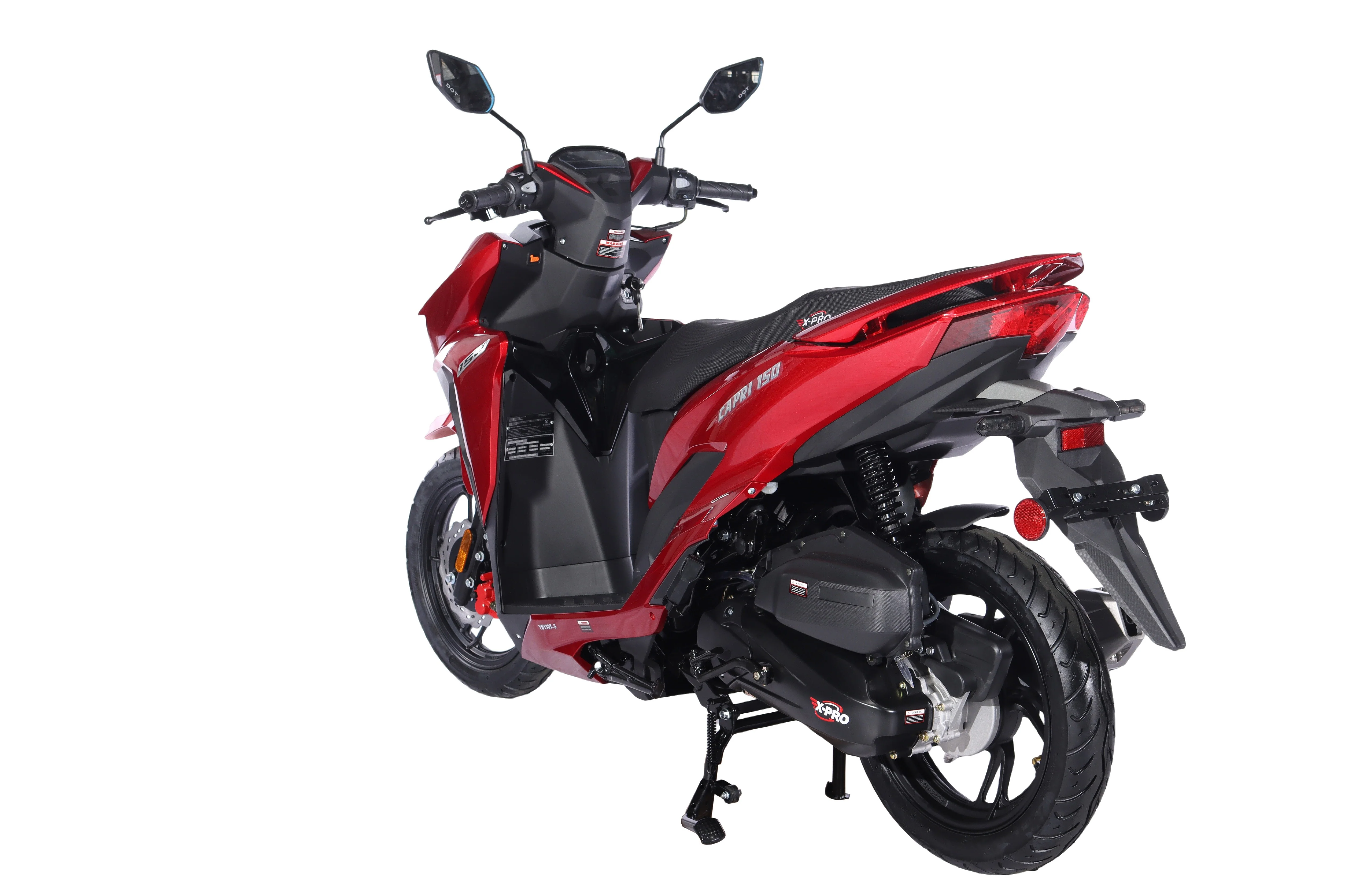 Free Shipping! X-PRO Capri 150cc Moped Scooter with 14in Aluminum Wheels, Electric/Kick Start! Large LED Lights! - Image 15