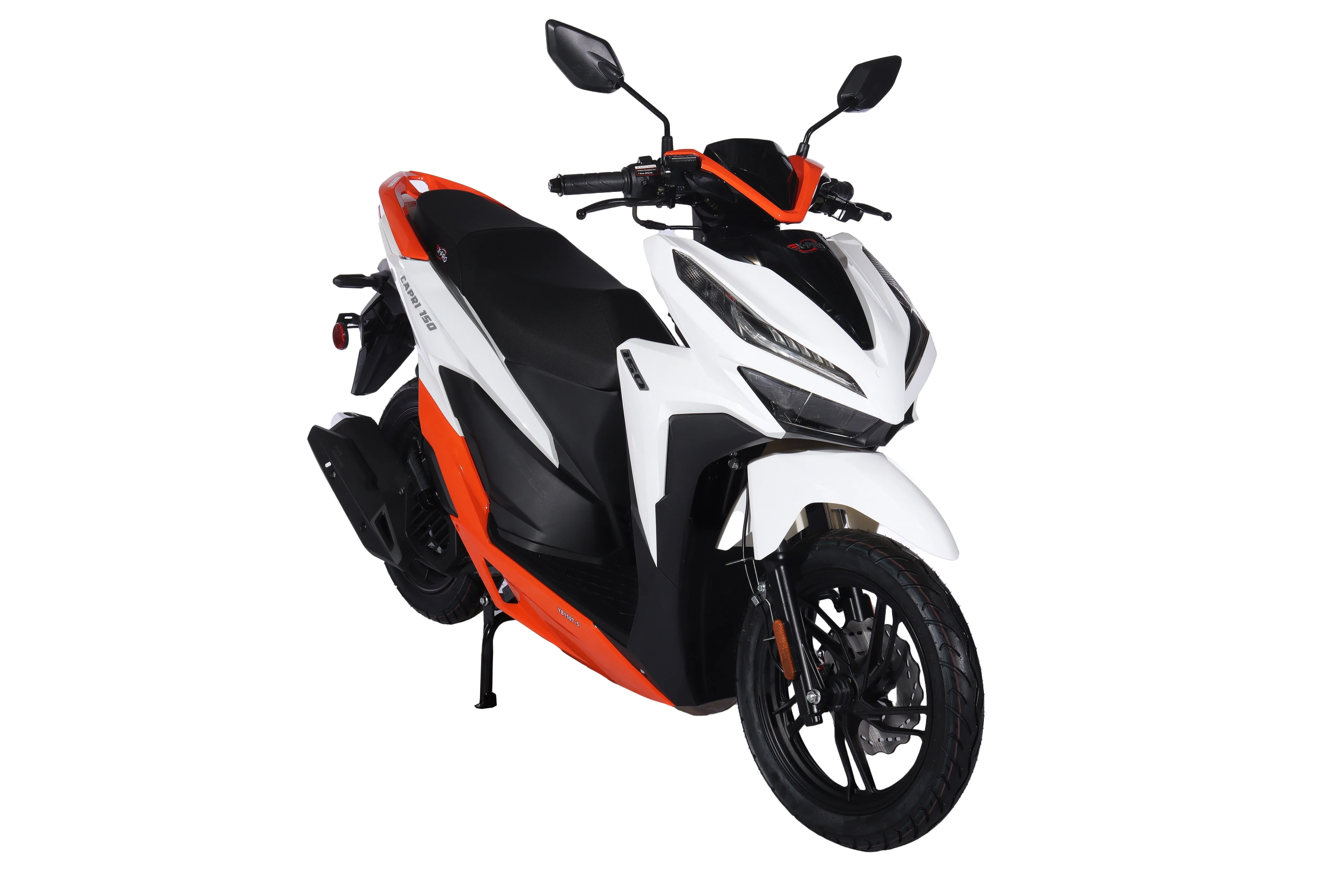 Free Shipping! X-PRO Capri 150cc Moped Scooter with 14in Aluminum Wheels, Electric/Kick Start! Large LED Lights! - Image 19