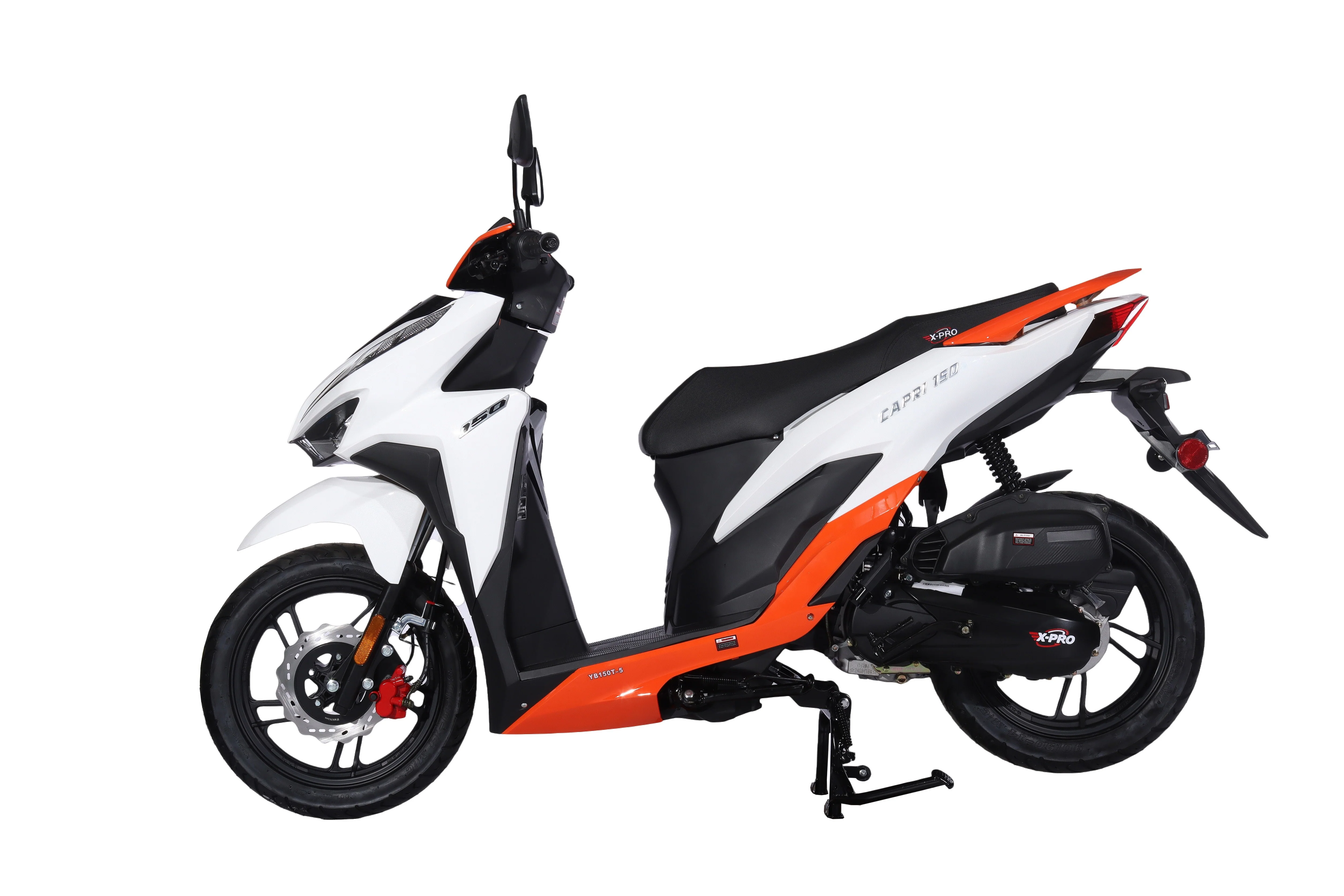 Free Shipping! X-PRO Capri 150cc Moped Scooter with 14in Aluminum Wheels, Electric/Kick Start! Large LED Lights! - Image 24