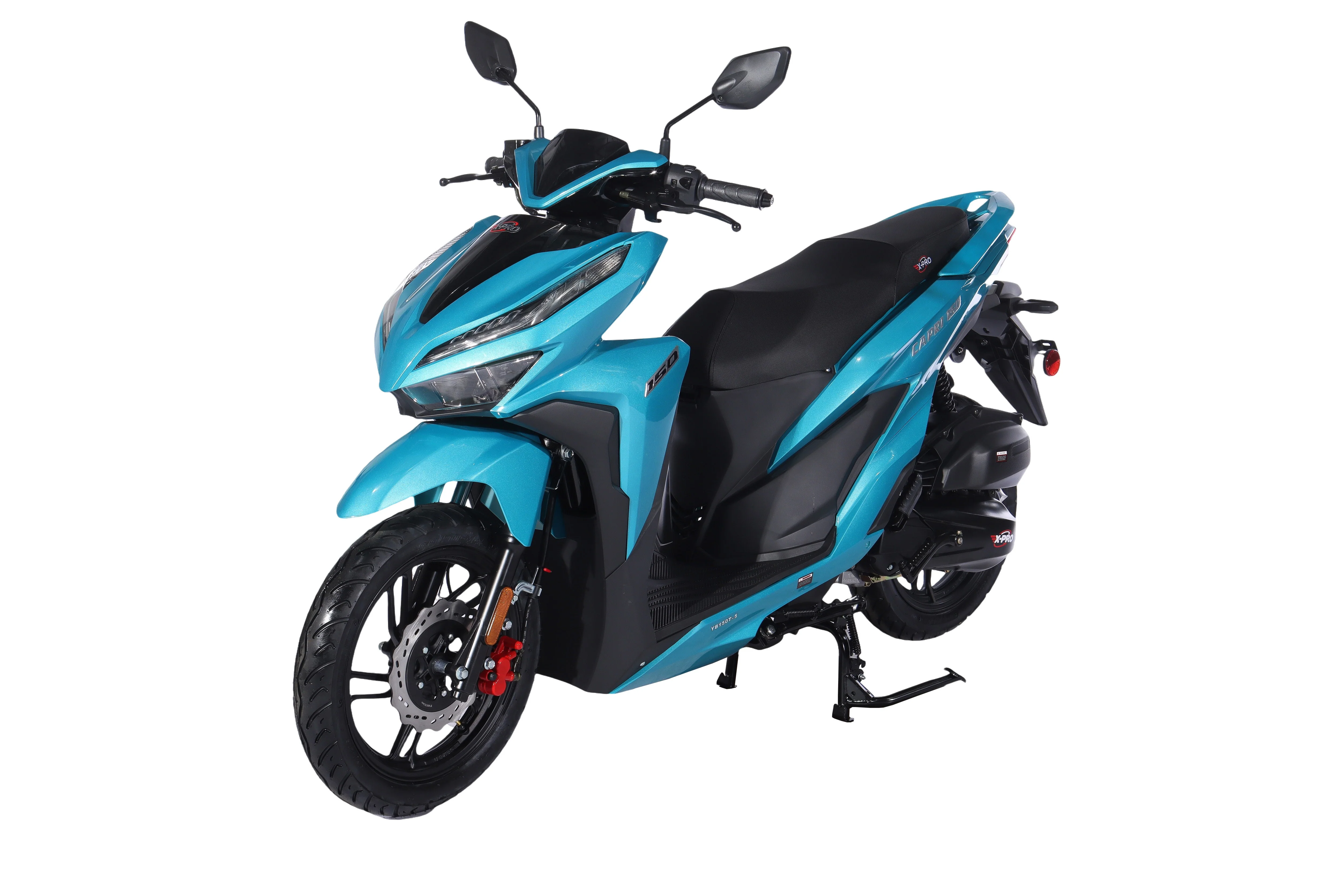 Free Shipping! X-PRO Capri 150cc Moped Scooter with 14in Aluminum Wheels, Electric/Kick Start! Large LED Lights! - Image 25
