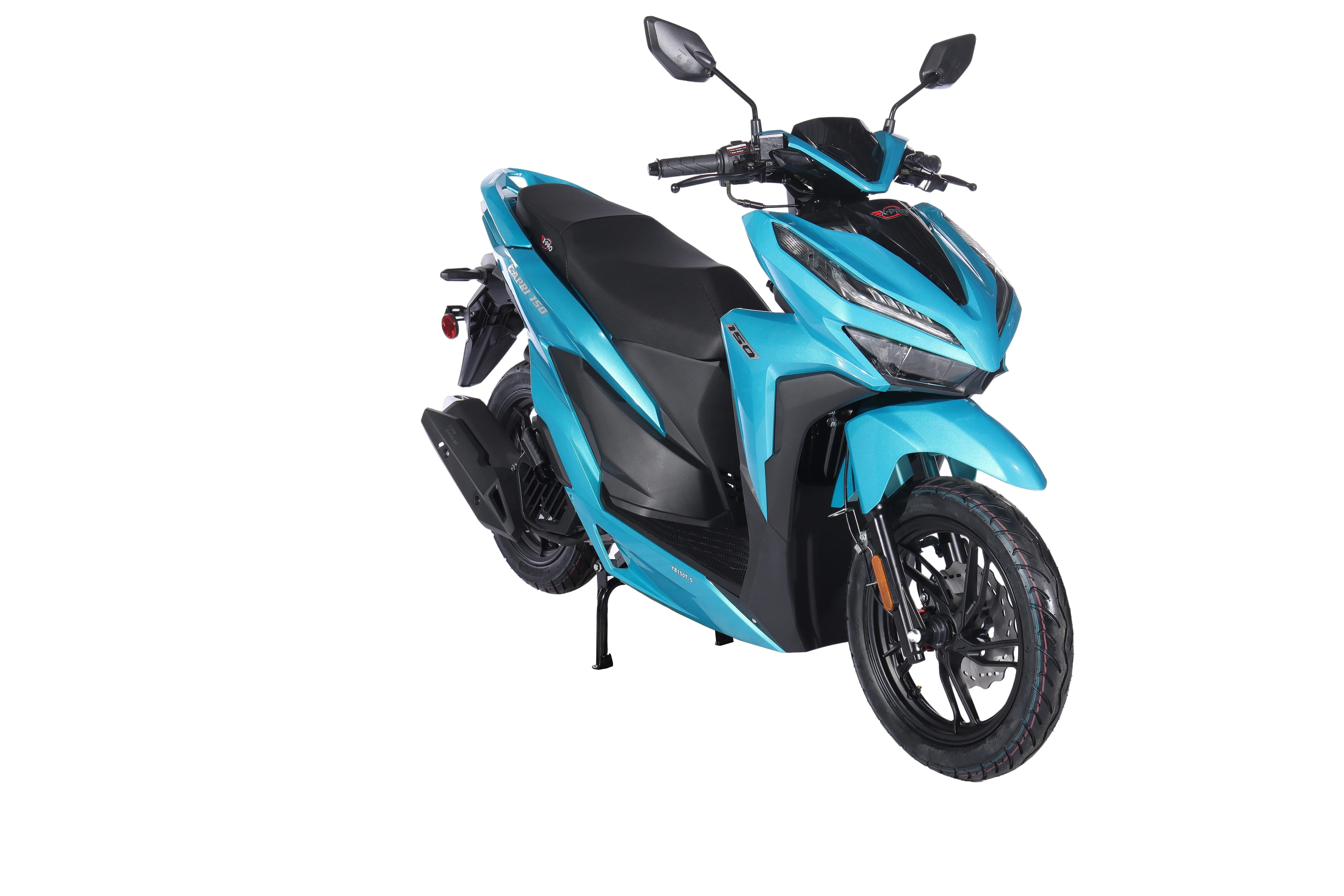 Free Shipping! X-PRO Capri 150cc Moped Scooter with 14in Aluminum Wheels, Electric/Kick Start! Large LED Lights! - Image 27