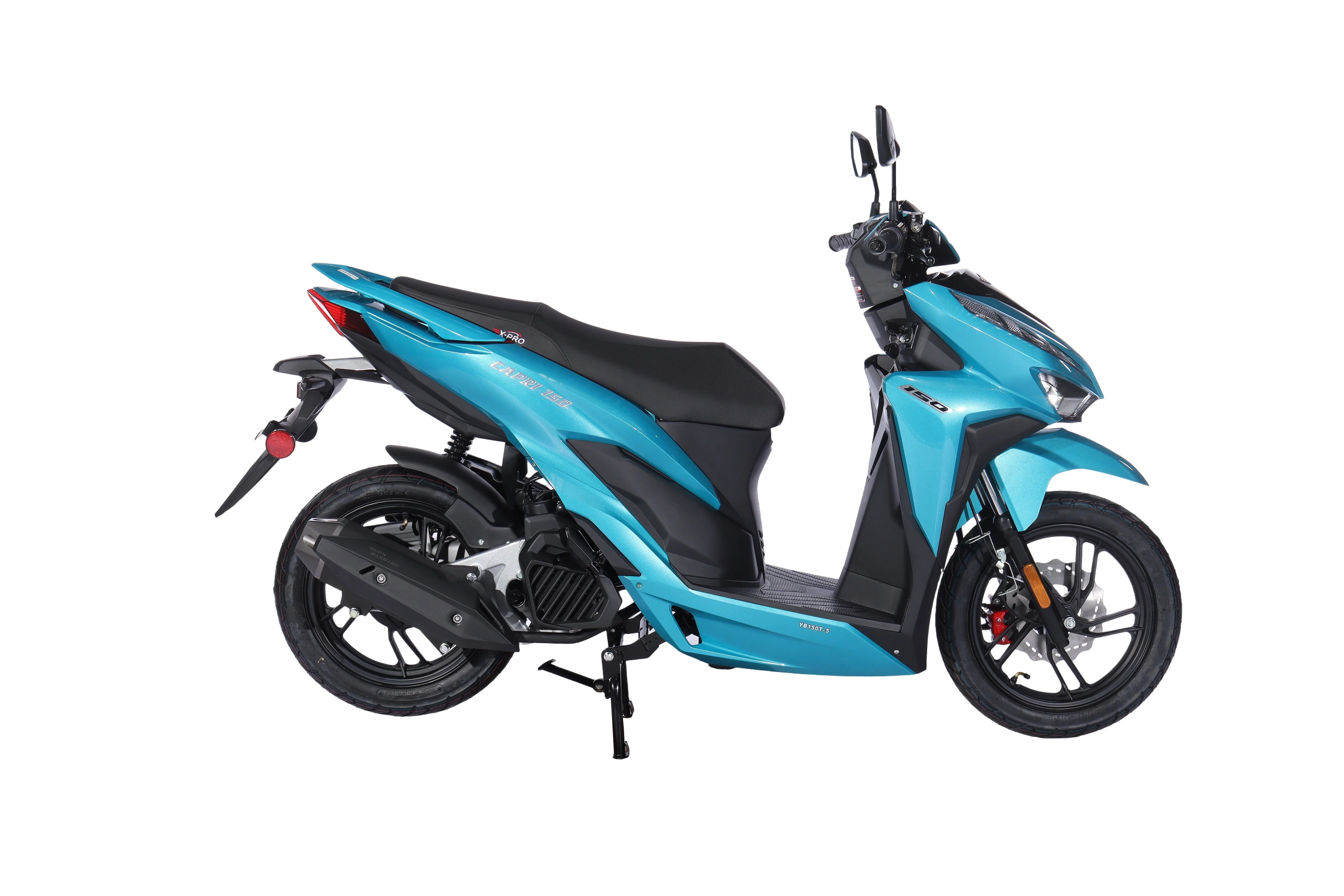 Free Shipping! X-PRO Capri 150cc Moped Scooter with 14in Aluminum Wheels, Electric/Kick Start! Large LED Lights! - Image 28