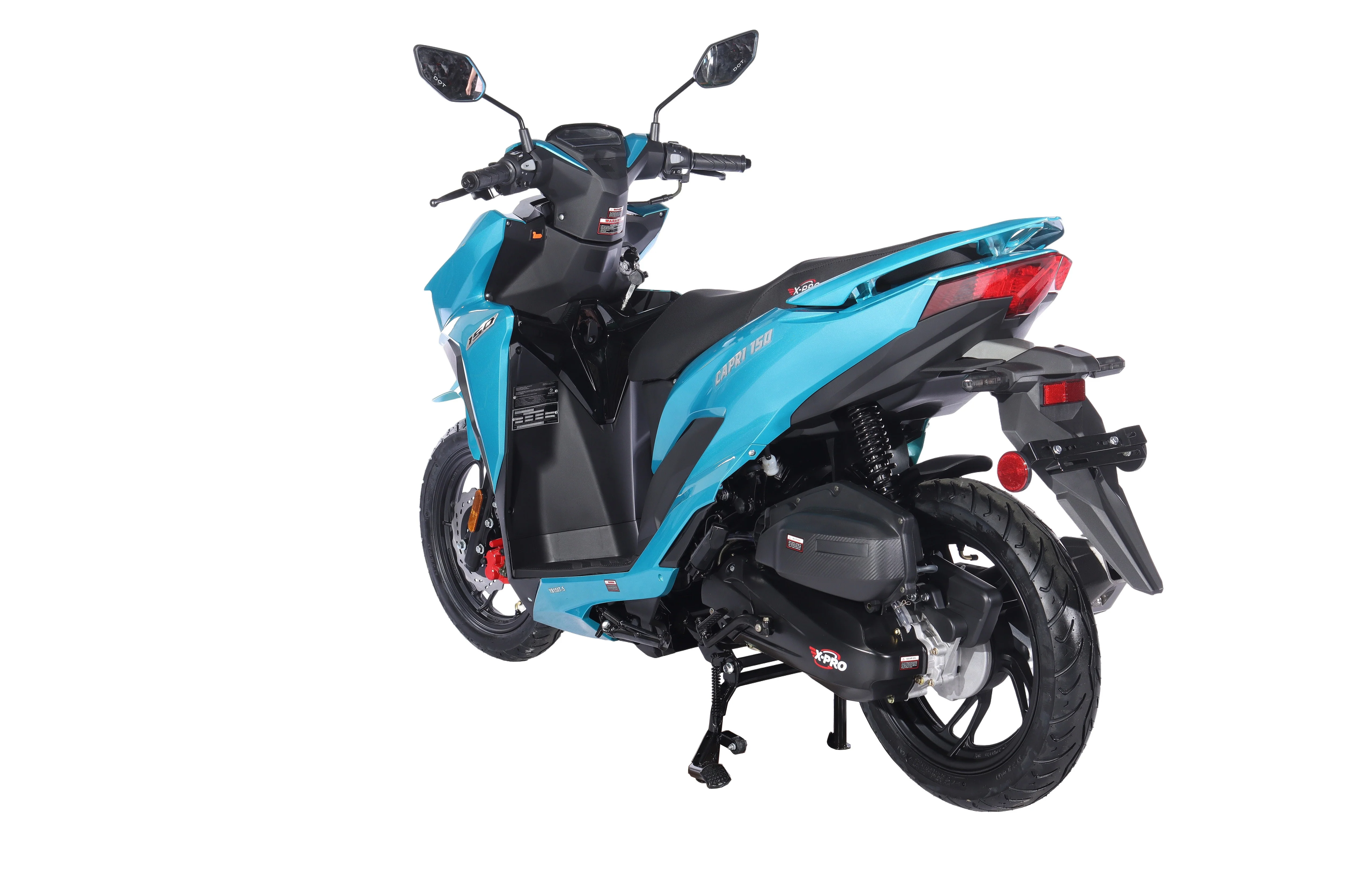 Free Shipping! X-PRO Capri 150cc Moped Scooter with 14in Aluminum Wheels, Electric/Kick Start! Large LED Lights! - Image 31
