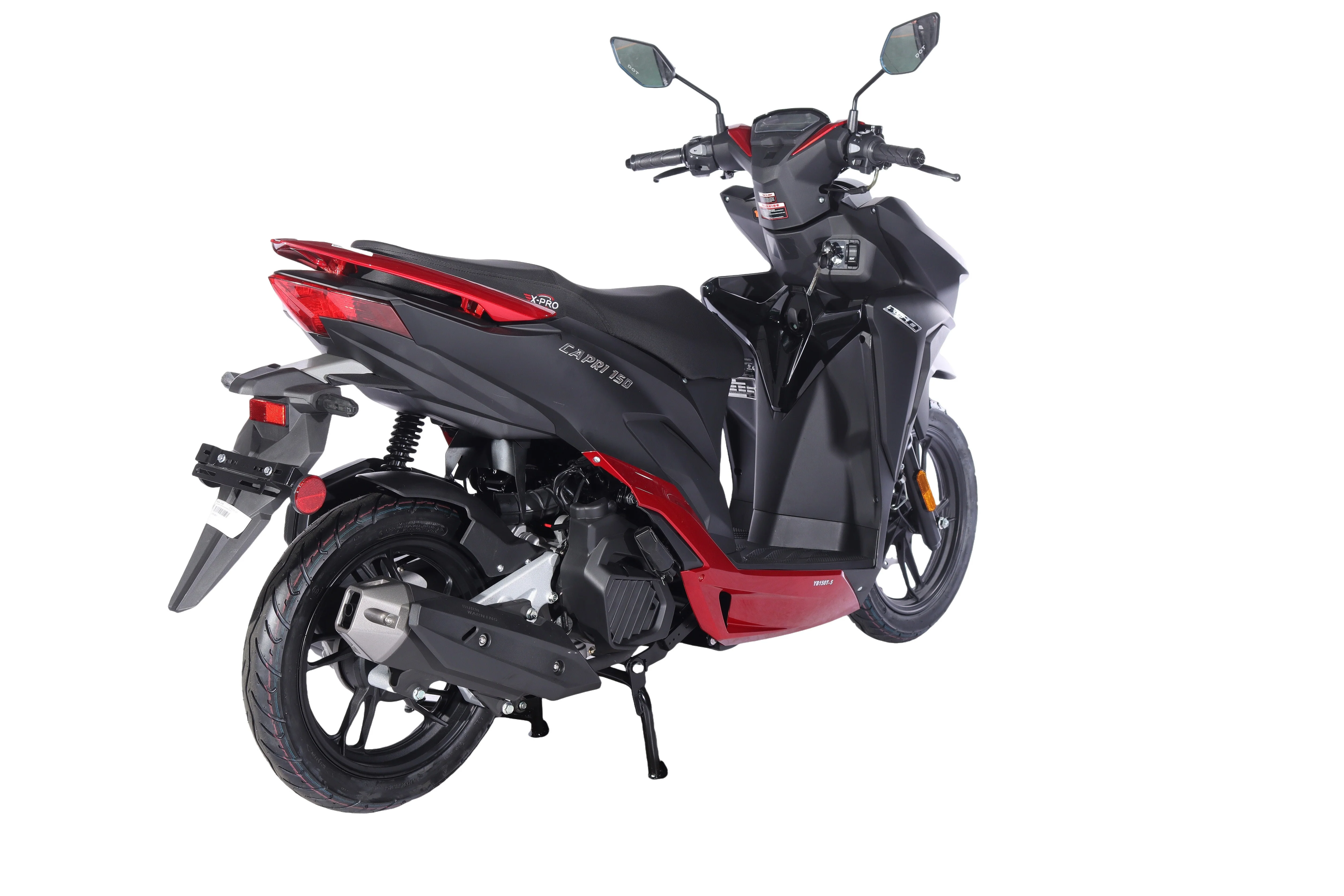 Free Shipping! X-PRO Capri 150cc Moped Scooter with 14in Aluminum Wheels, Electric/Kick Start! Large LED Lights! - Image 5