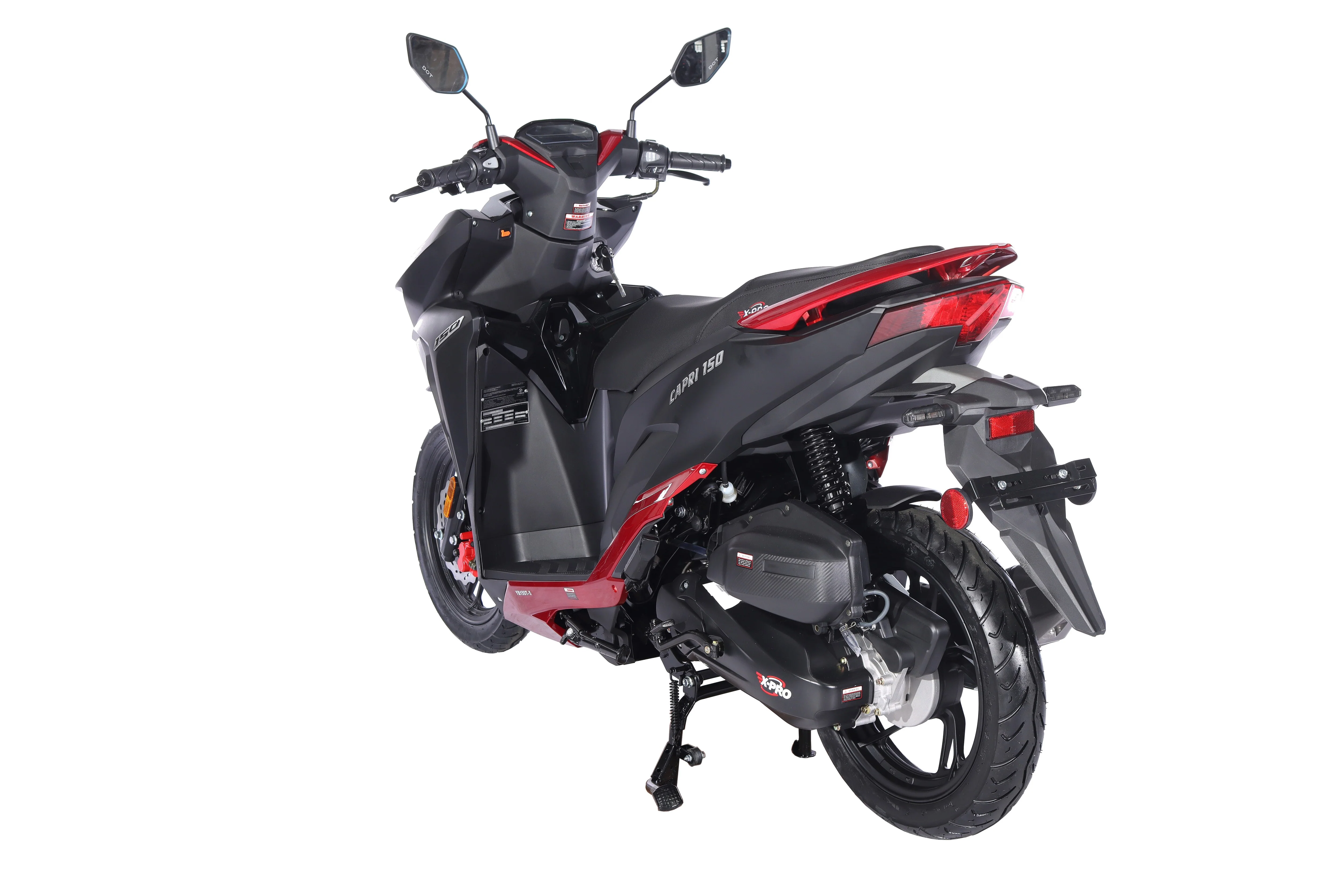 Free Shipping! X-PRO Capri 150cc Moped Scooter with 14in Aluminum Wheels, Electric/Kick Start! Large LED Lights! - Image 7