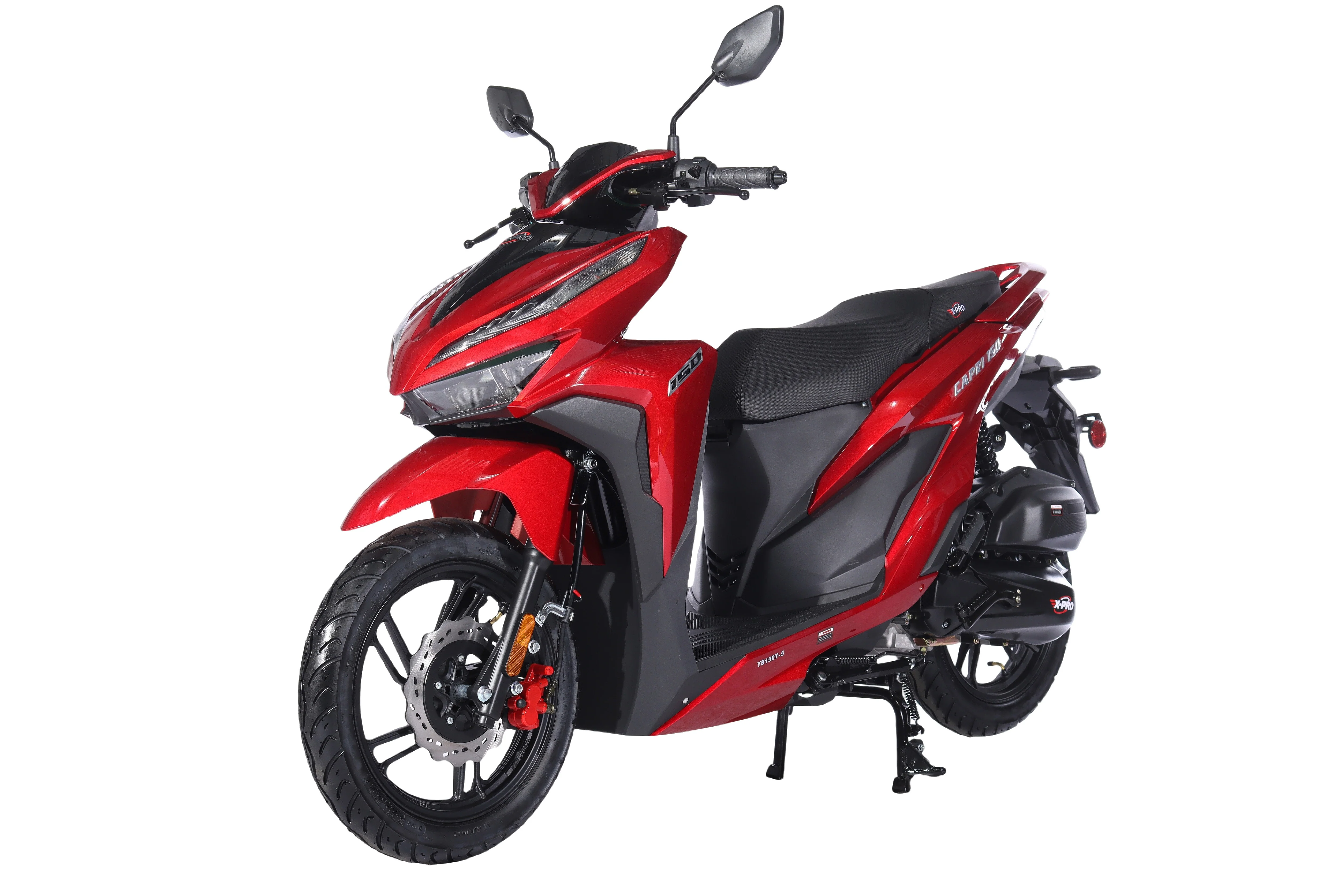 Free Shipping! X-PRO Capri 150cc Moped Scooter with 14in Aluminum Wheels, Electric/Kick Start! Large LED Lights! - Image 9