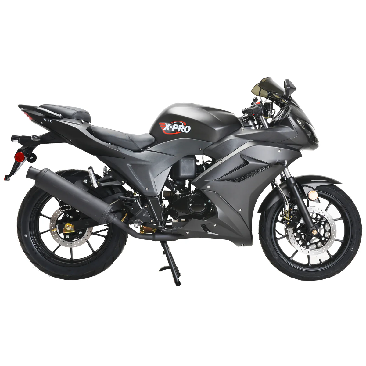 Free Shipping! X-PRO 125cc Ninja Motorcycle with Manual Transmission, Electric Start! 17in Wheels! Assembled In Crate! - Image 4