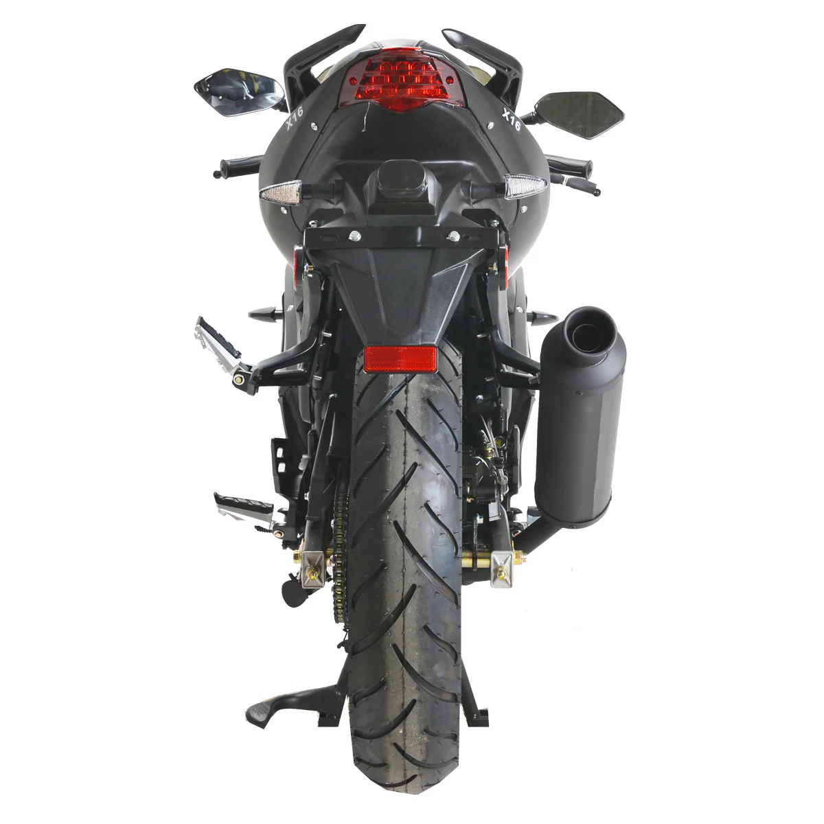 Free Shipping! X-PRO 125cc Ninja Motorcycle with Manual Transmission, Electric Start! 17in Wheels! Assembled In Crate! - Image 5