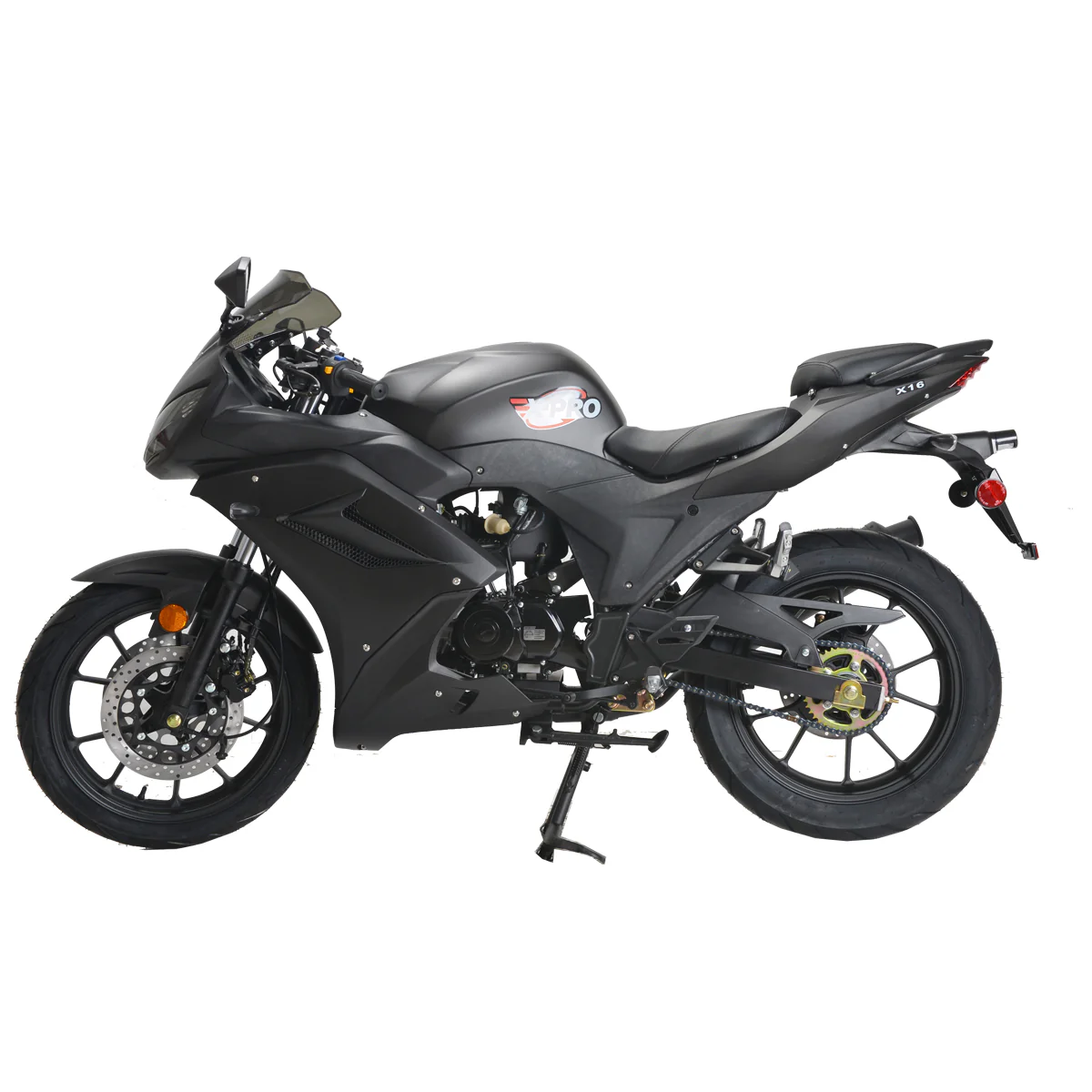 Free Shipping! X-PRO 125cc Ninja Motorcycle with Manual Transmission, Electric Start! 17in Wheels! Assembled In Crate! - Image 6