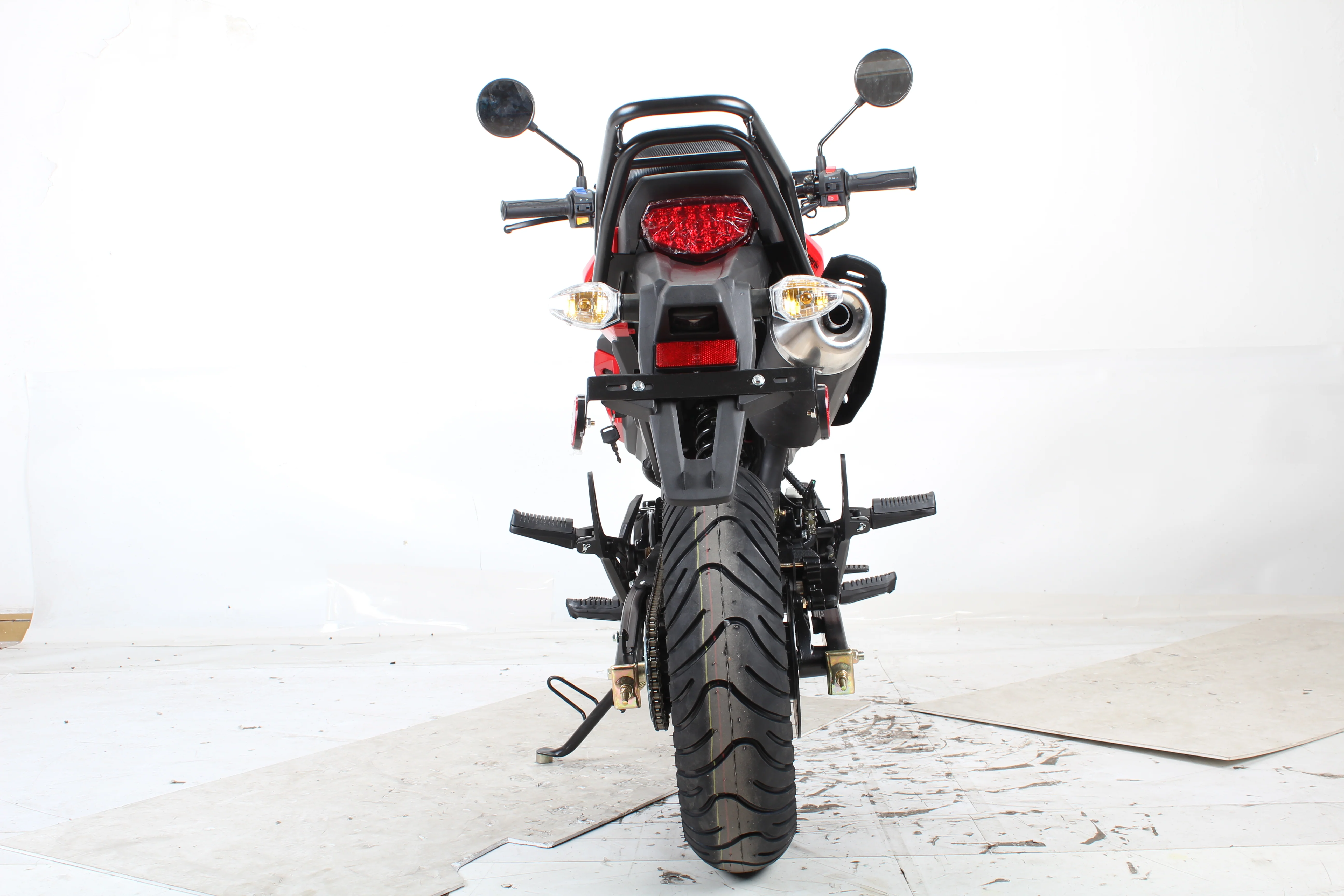 Free shipping! X-PRO 125cc Vader Motorcycle with Manual Transmission, Electric Start! Dual Headlights! Big 12in Wheels! - Image 14