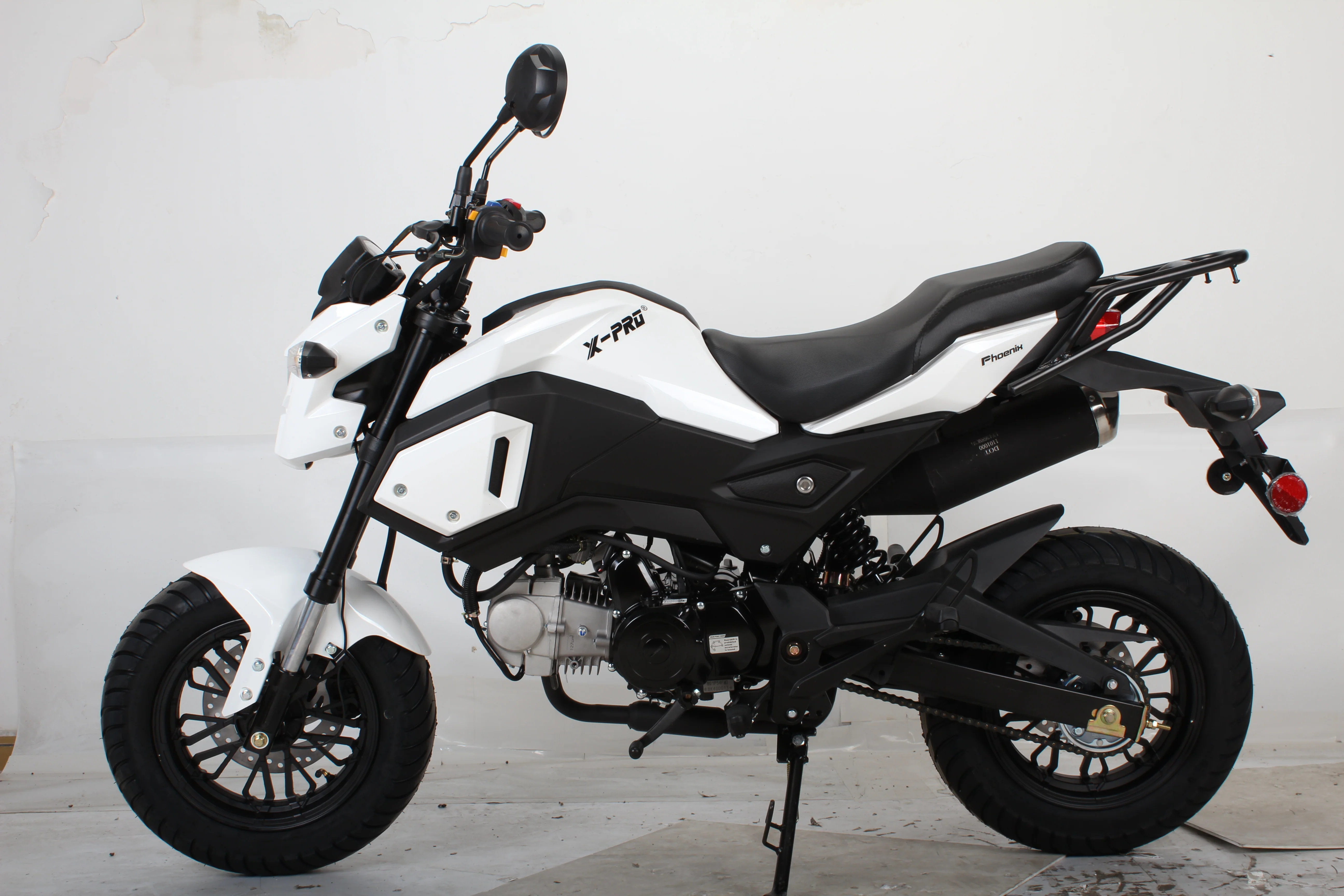 Free shipping! X-PRO 125cc Vader Motorcycle with Manual Transmission, Electric Start! Dual Headlights! Big 12in Wheels! - Image 17