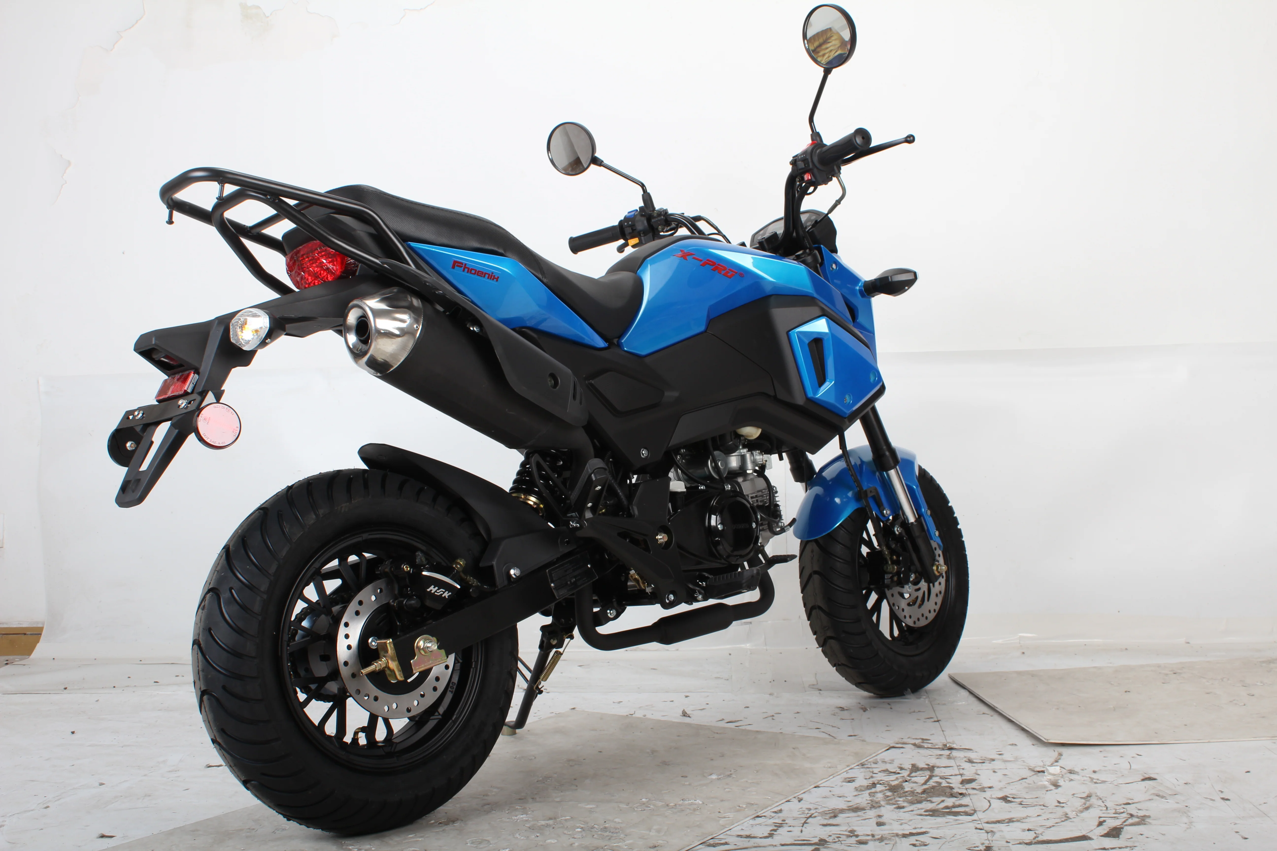 Free shipping! X-PRO 125cc Vader Motorcycle with Manual Transmission, Electric Start! Dual Headlights! Big 12in Wheels! - Image 27