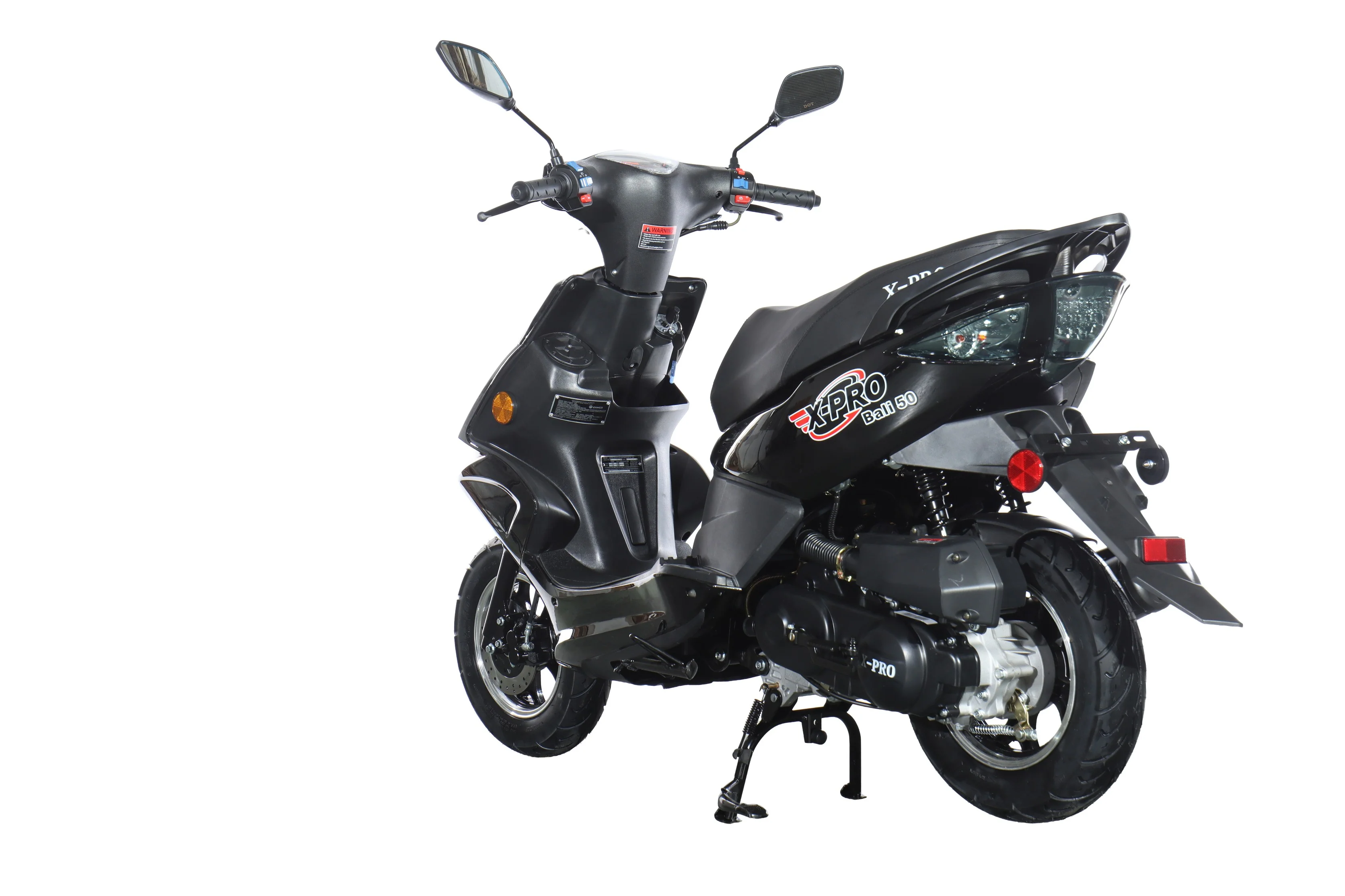 Free Shipping! X-PRO Bali 50cc Moped Scooter with 10" Wheels! Electric/Kick Start! Large LED Headlights! - Image 11