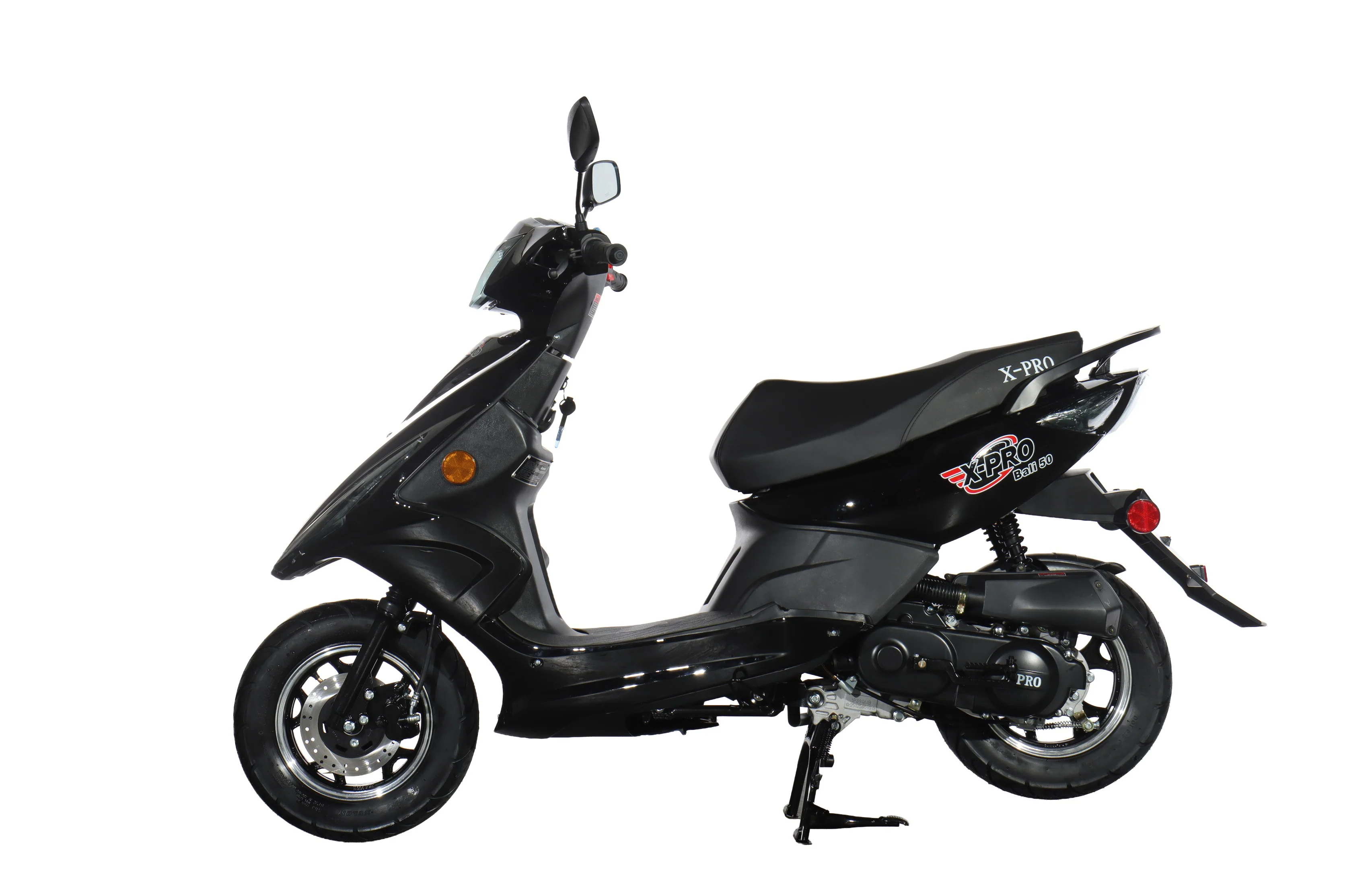 Free Shipping! X-PRO Bali 50cc Moped Scooter with 10" Wheels! Electric/Kick Start! Large LED Headlights! - Image 12