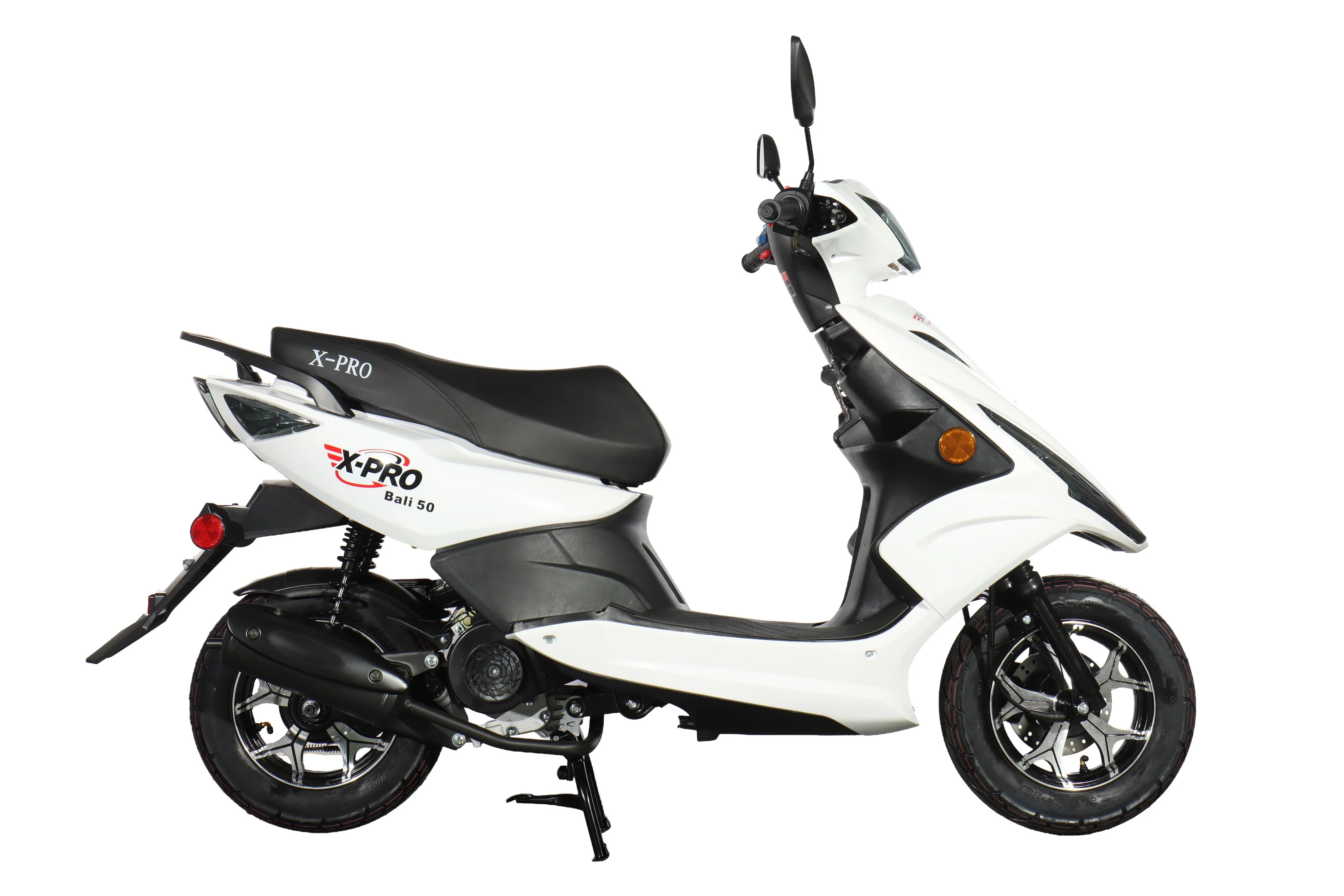 Free Shipping! X-PRO Bali 50cc Moped Scooter with 10" Wheels! Electric/Kick Start! Large LED Headlights! - Image 15