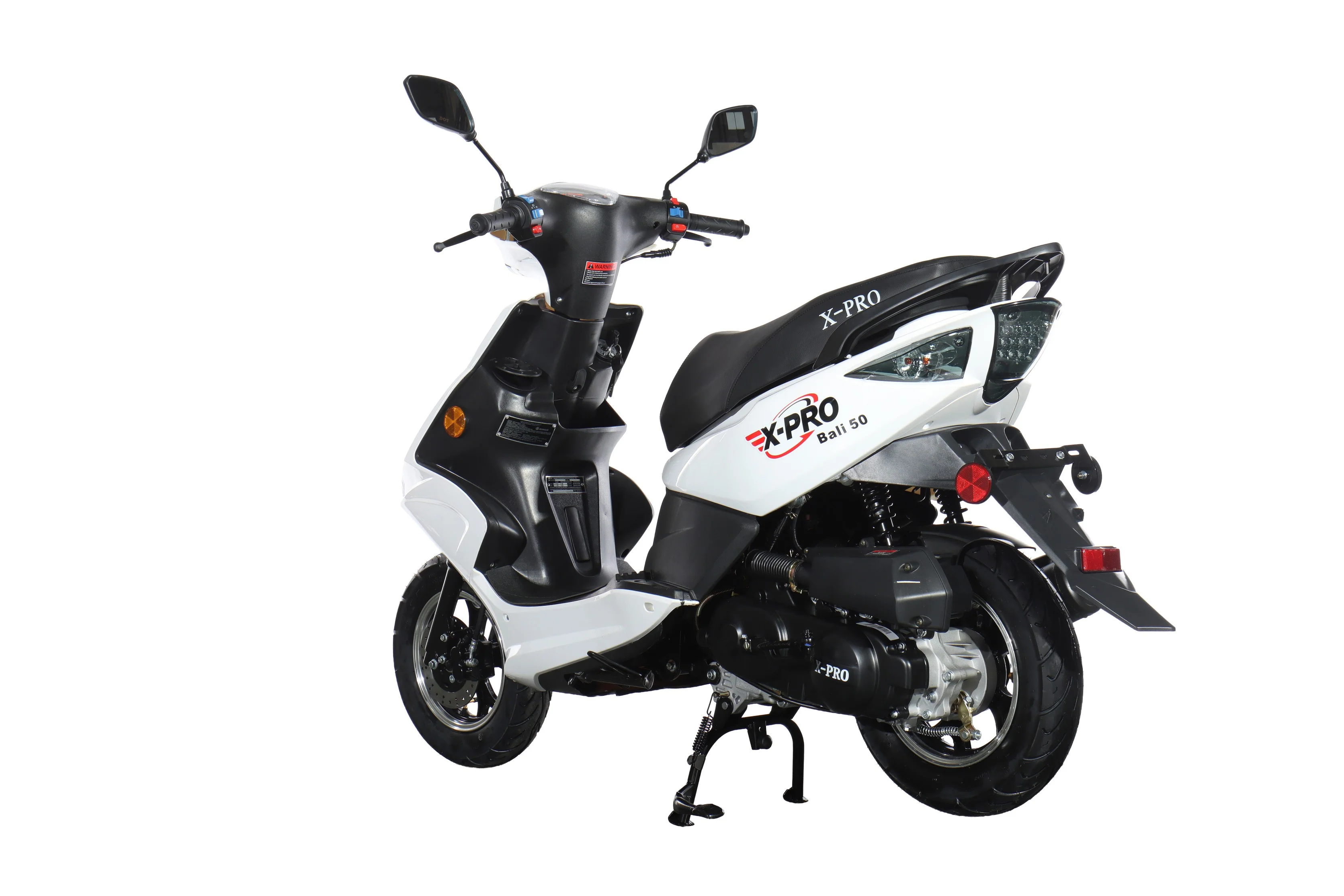 Free Shipping! X-PRO Bali 50cc Moped Scooter with 10" Wheels! Electric/Kick Start! Large LED Headlights! - Image 18