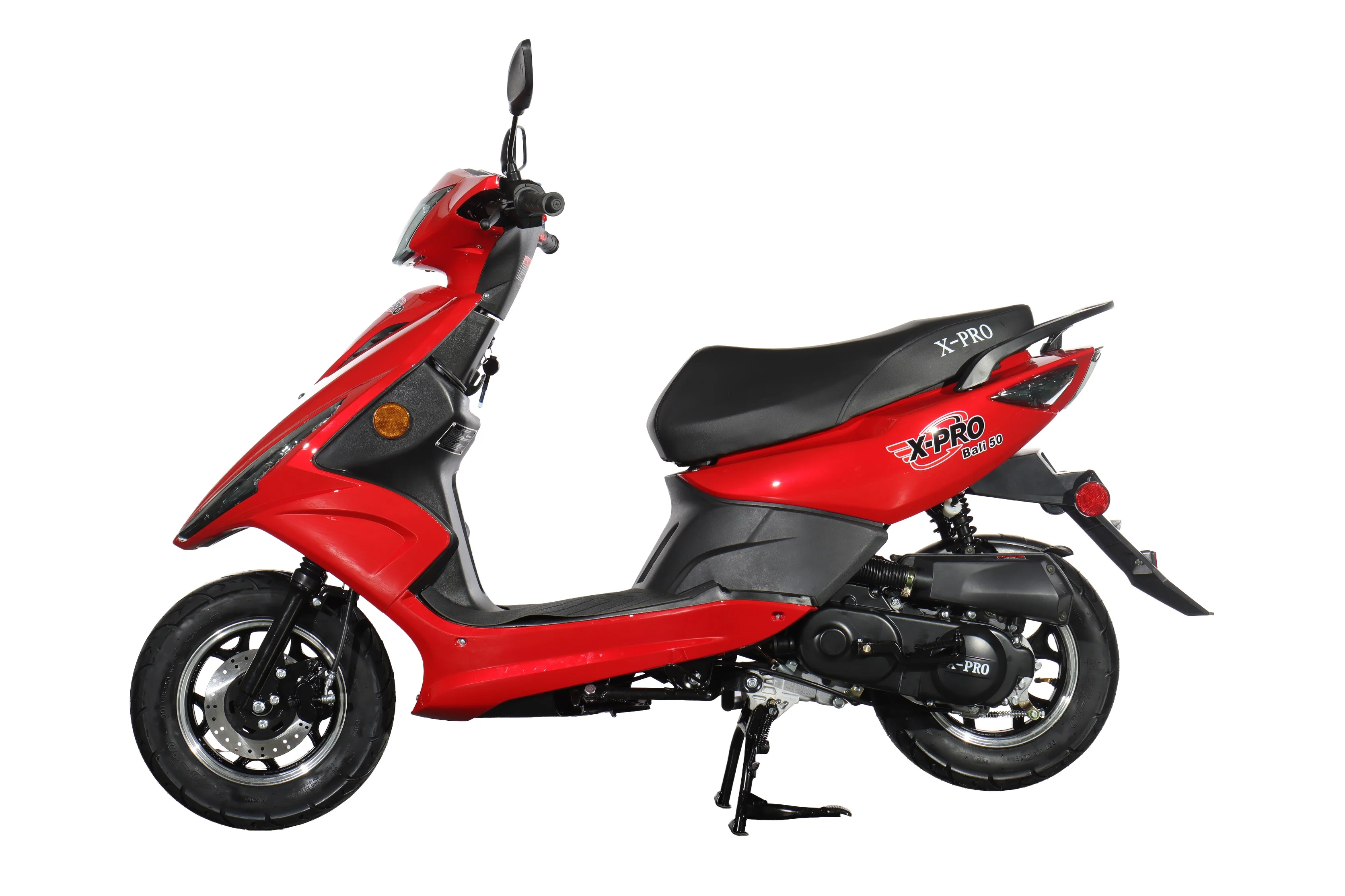 Free Shipping! X-PRO Bali 50cc Moped Scooter with 10" Wheels! Electric/Kick Start! Large LED Headlights! - Image 33