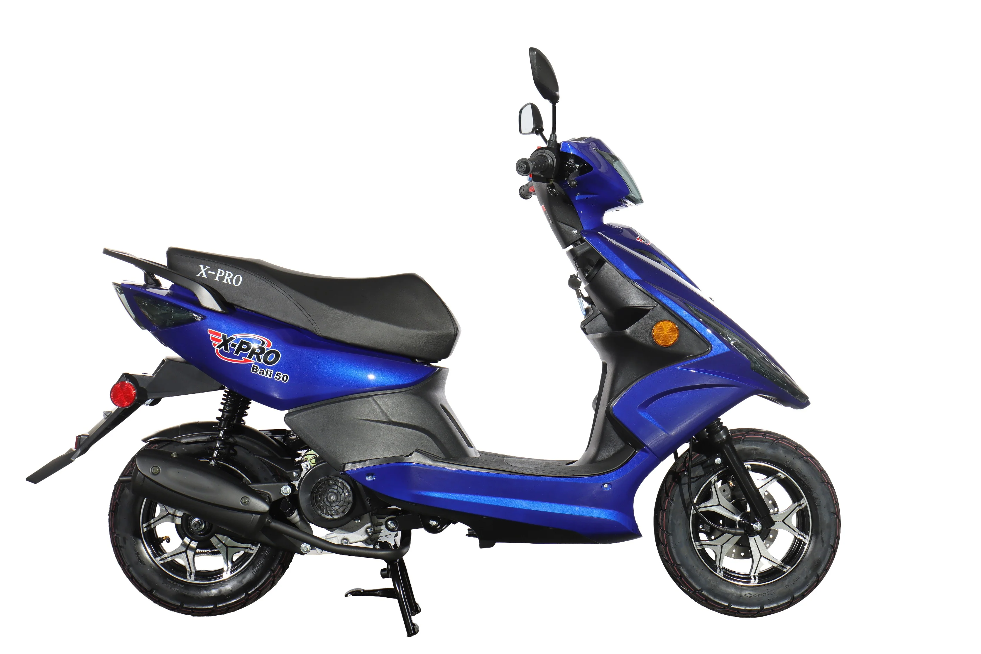 Free Shipping! X-PRO Bali 50cc Moped Scooter with 10" Wheels! Electric/Kick Start! Large LED Headlights! - Image 36