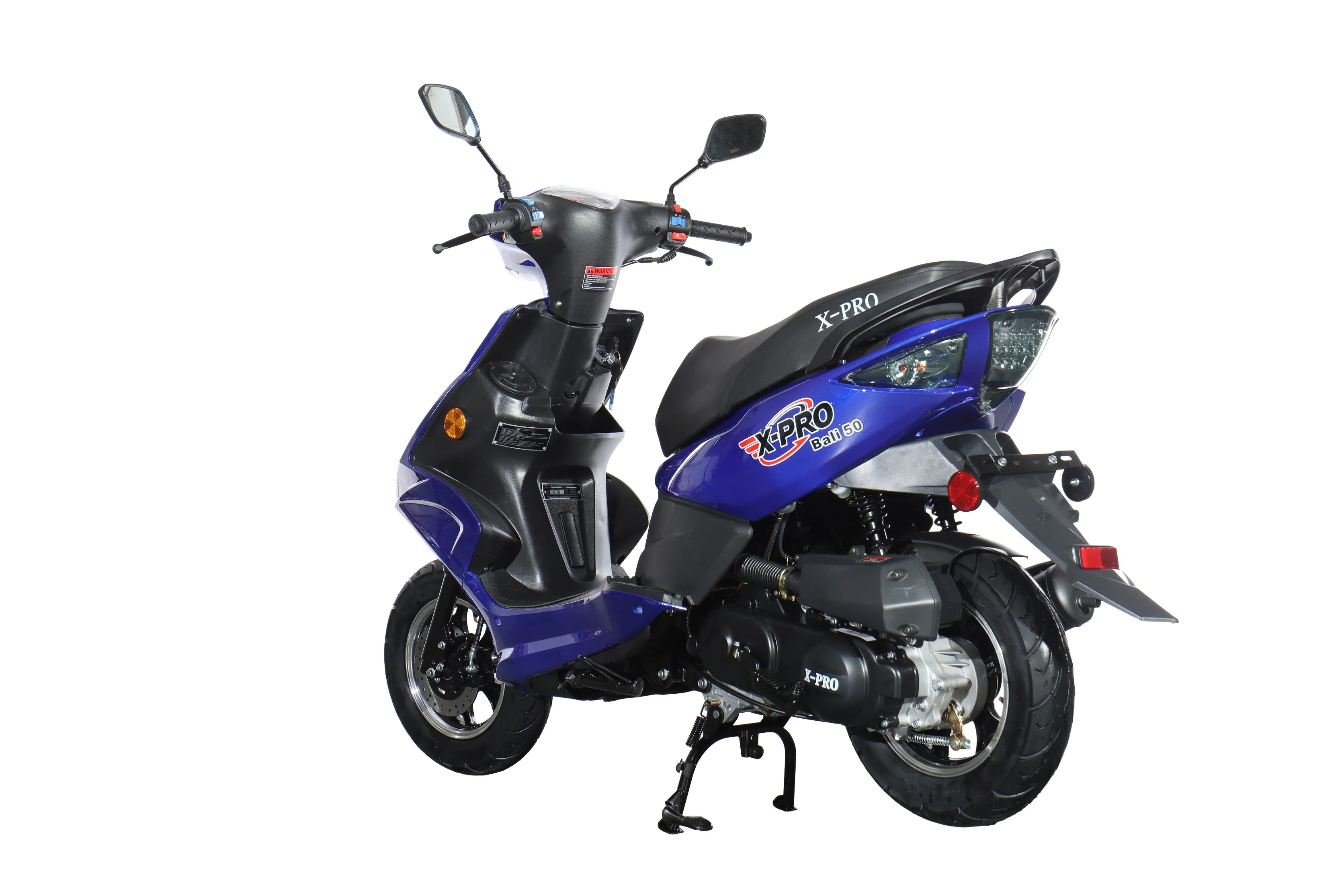 Free Shipping! X-PRO Bali 50cc Moped Scooter with 10" Wheels! Electric/Kick Start! Large LED Headlights! - Image 39