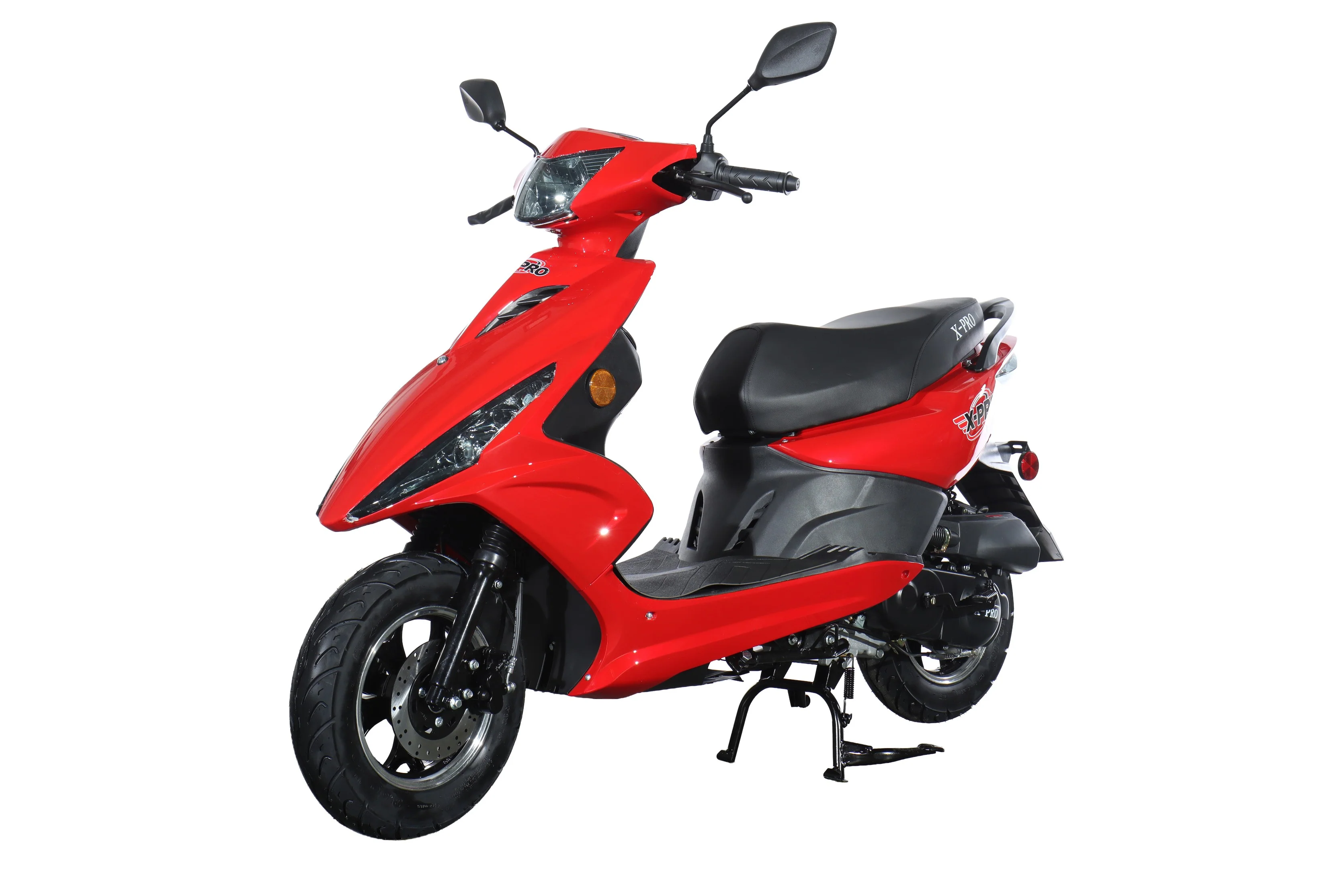 Free Shipping! X-PRO Bali 50cc Moped Scooter with 10" Wheels! Electric/Kick Start! Large LED Headlights! - Image 4